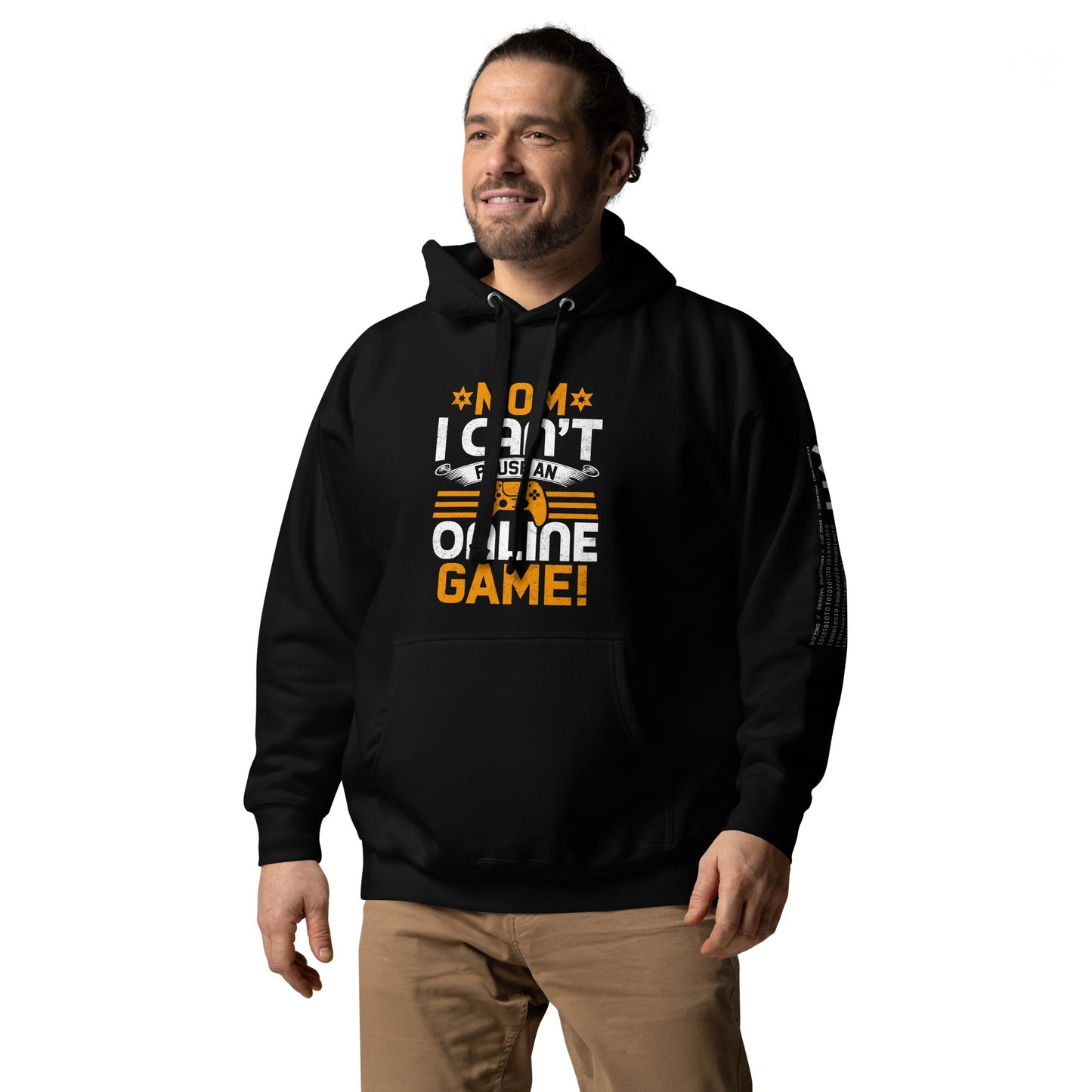 *MOM*! I can't Pause an Online Game - Unisex Hoodie by DarkByteGear