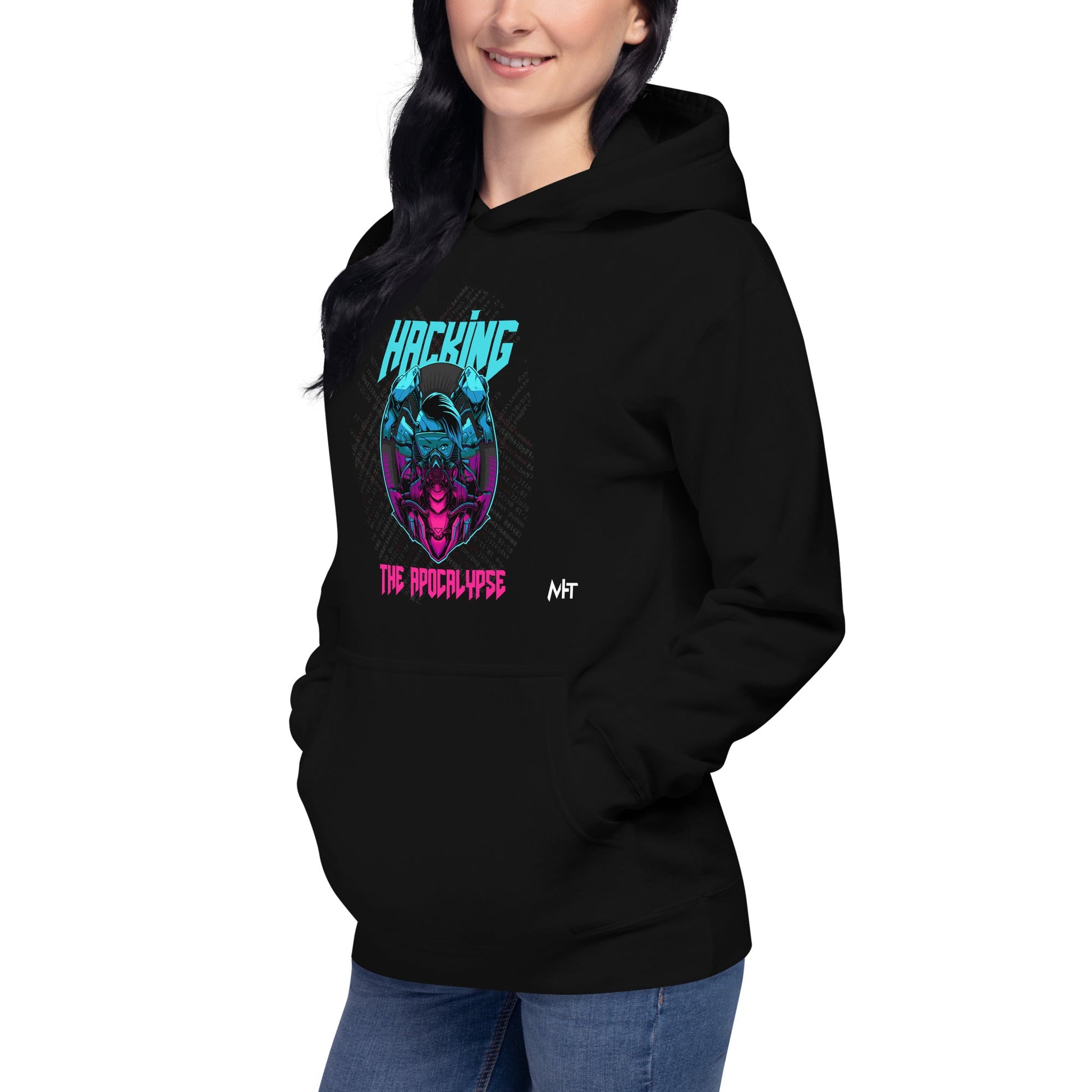 Hacking the apocalypse V2 - Unisex Hoodie by DarkByteGear
