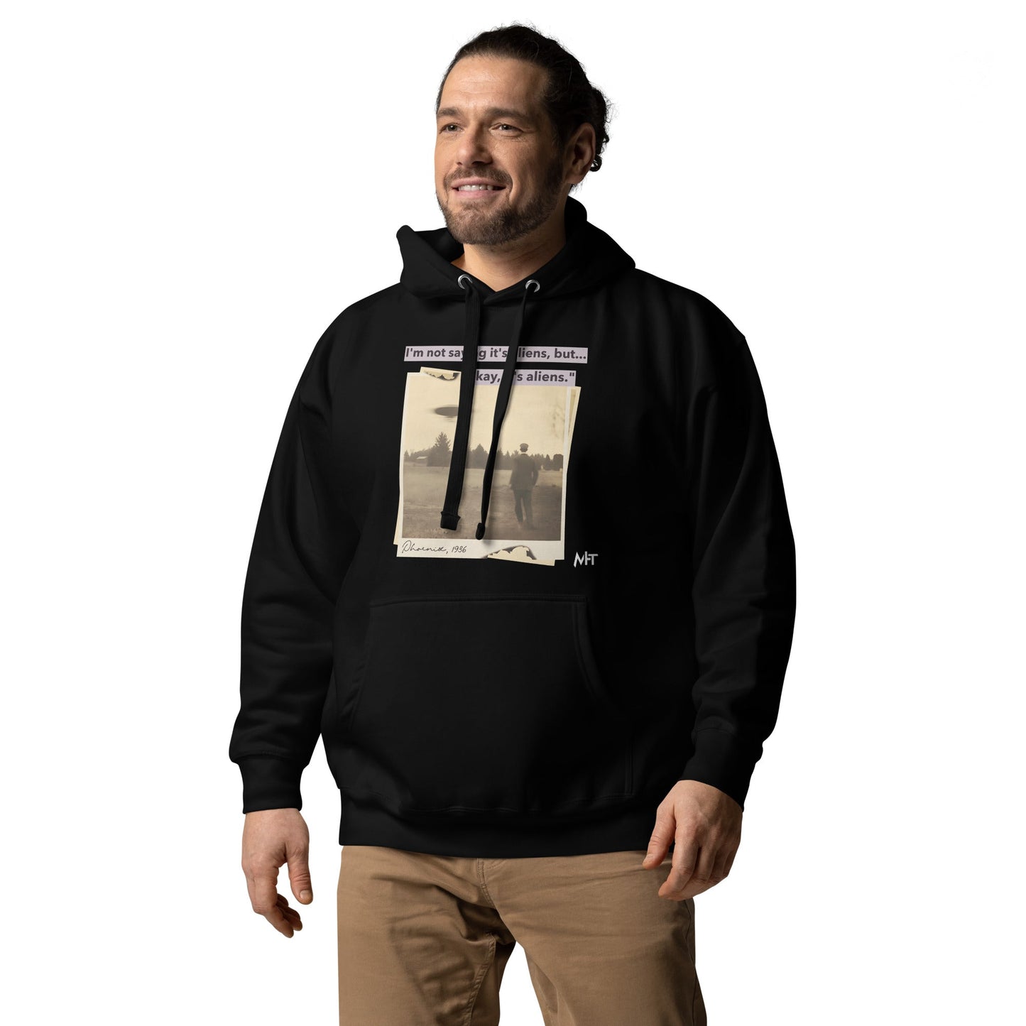 I'm not saying it's aliens, but... okay, it's aliens - Unisex Hoodie by DarkByteGear