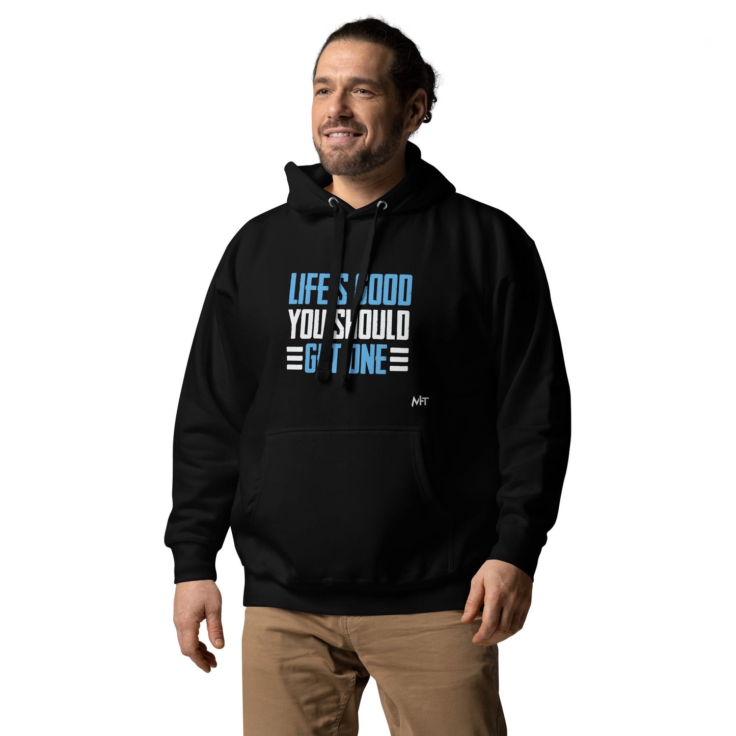 Life is good; you should get one - Unisex Hoodie by DarkByteGear