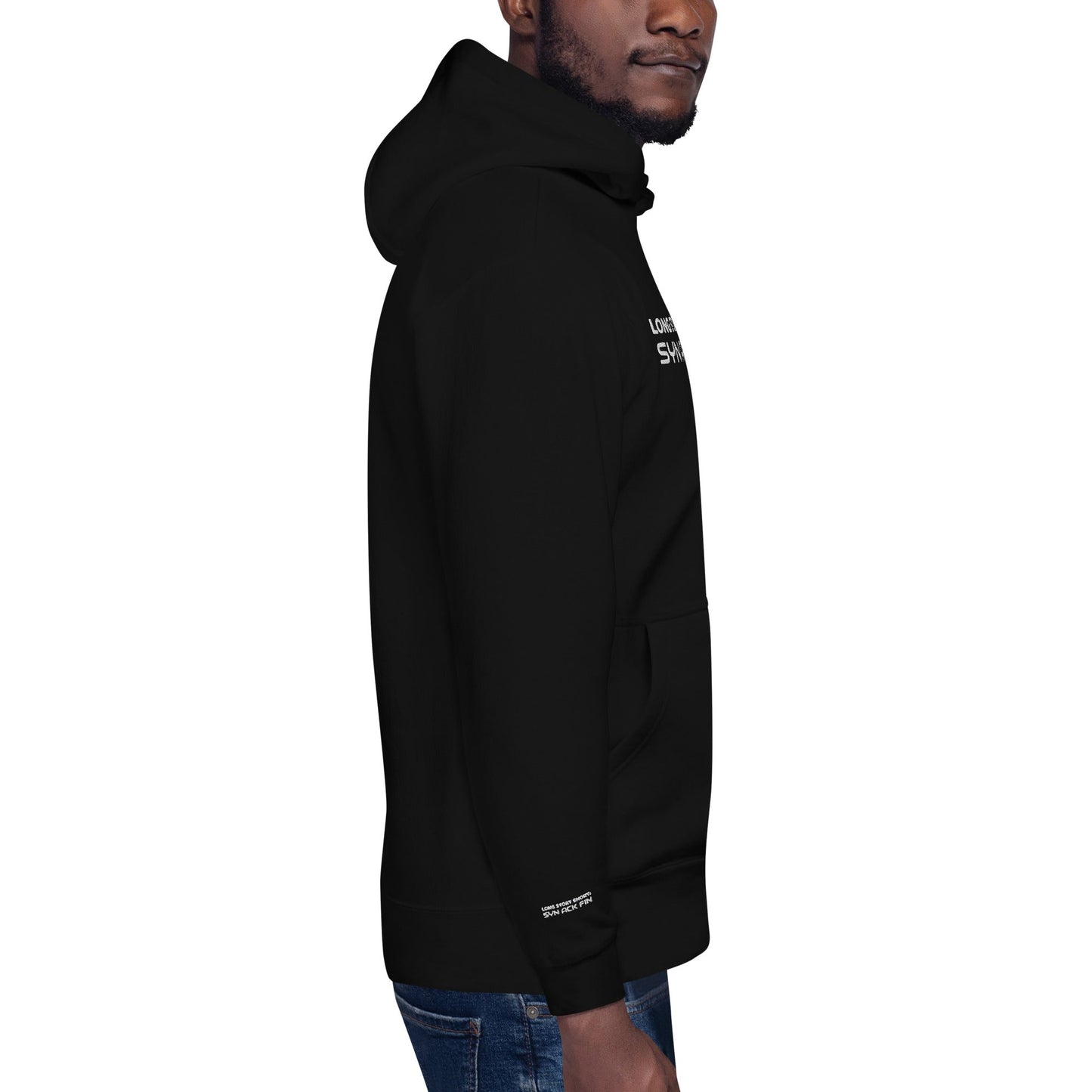 Long story short - Syn Ack Fin - Unisex Hoodie (Embroidery) by DarkByteGear