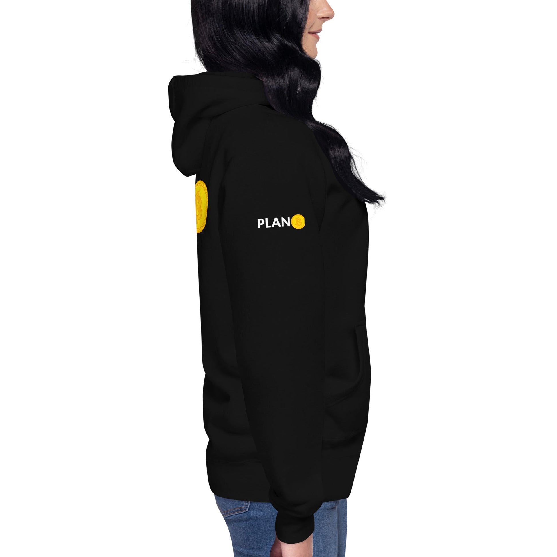 Plan B - Unisex Hoodie (Back Print) by DarkByteGear