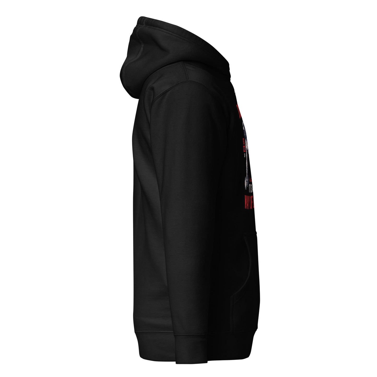 Fit is not a destination: it is a way of life - Unisex Hoodie by DarkByteGear