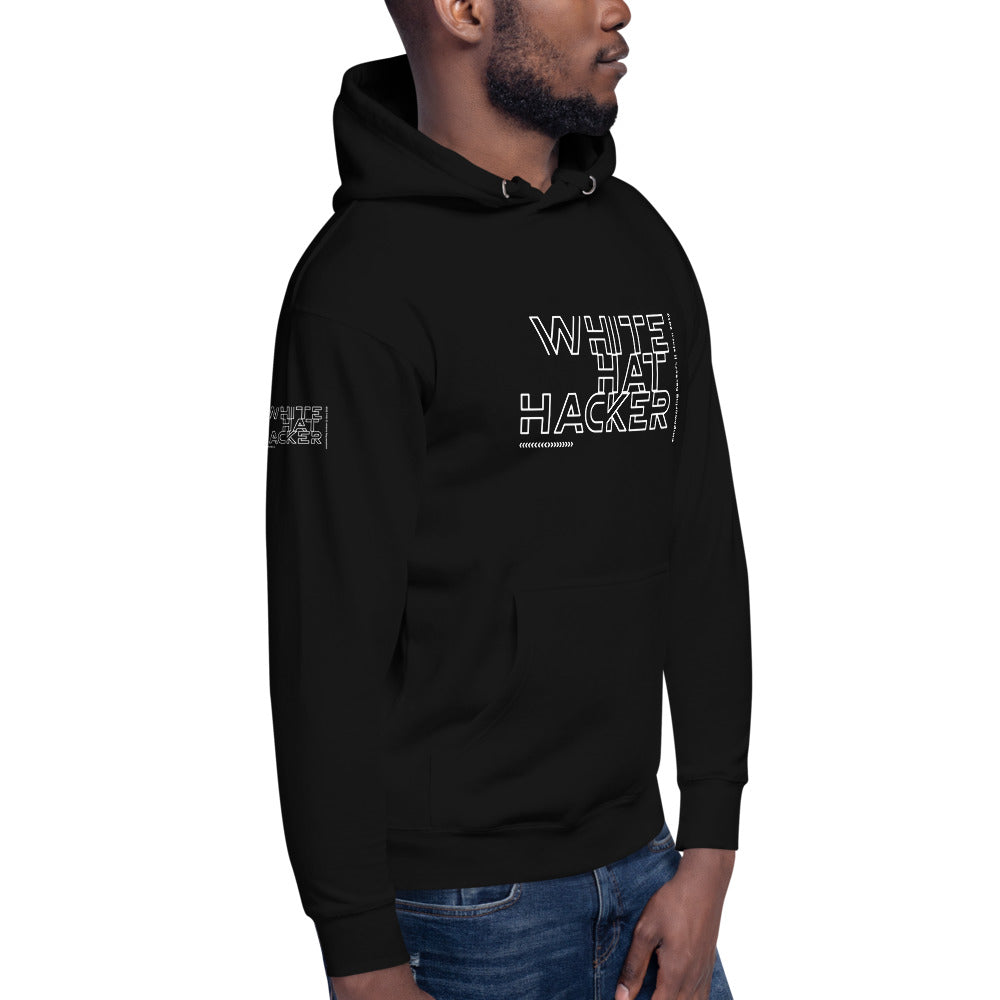 White Hat Hacker - Unisex Hoodie by DarkByteGear