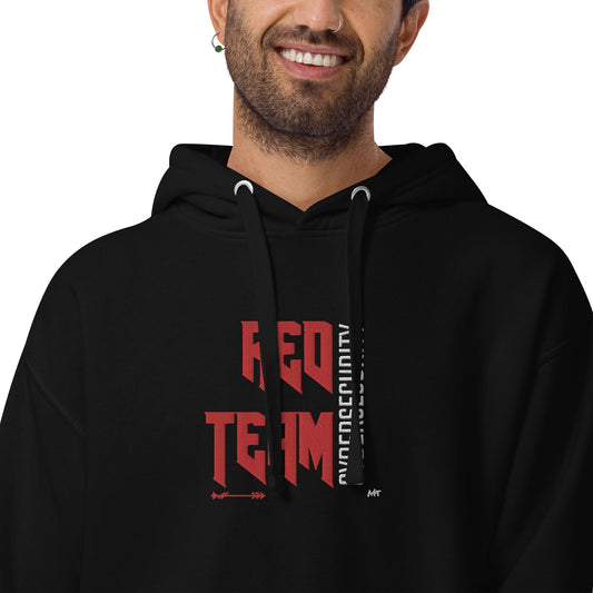 Cyber Security Red Team V9 - Unisex Hoodie Embroidered by DarkByteGear