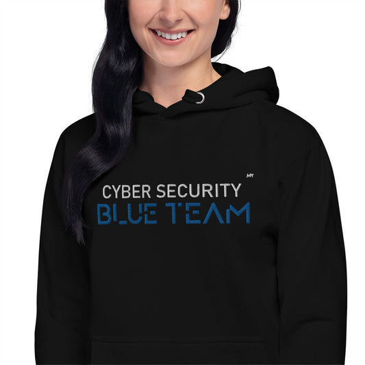 Cybersecurity Blue Team v4 - Unisex Hoodie (embroidered) by DarkByteGear