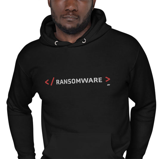 Ransomware - Unisex Hoodie Embroidery by DarkByteGear