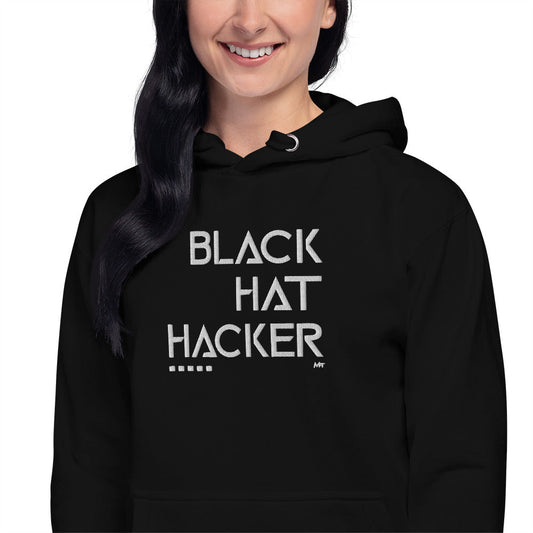 Black Hat Hacker - Unisex Hoodie (embroidered) by DarkByteGear