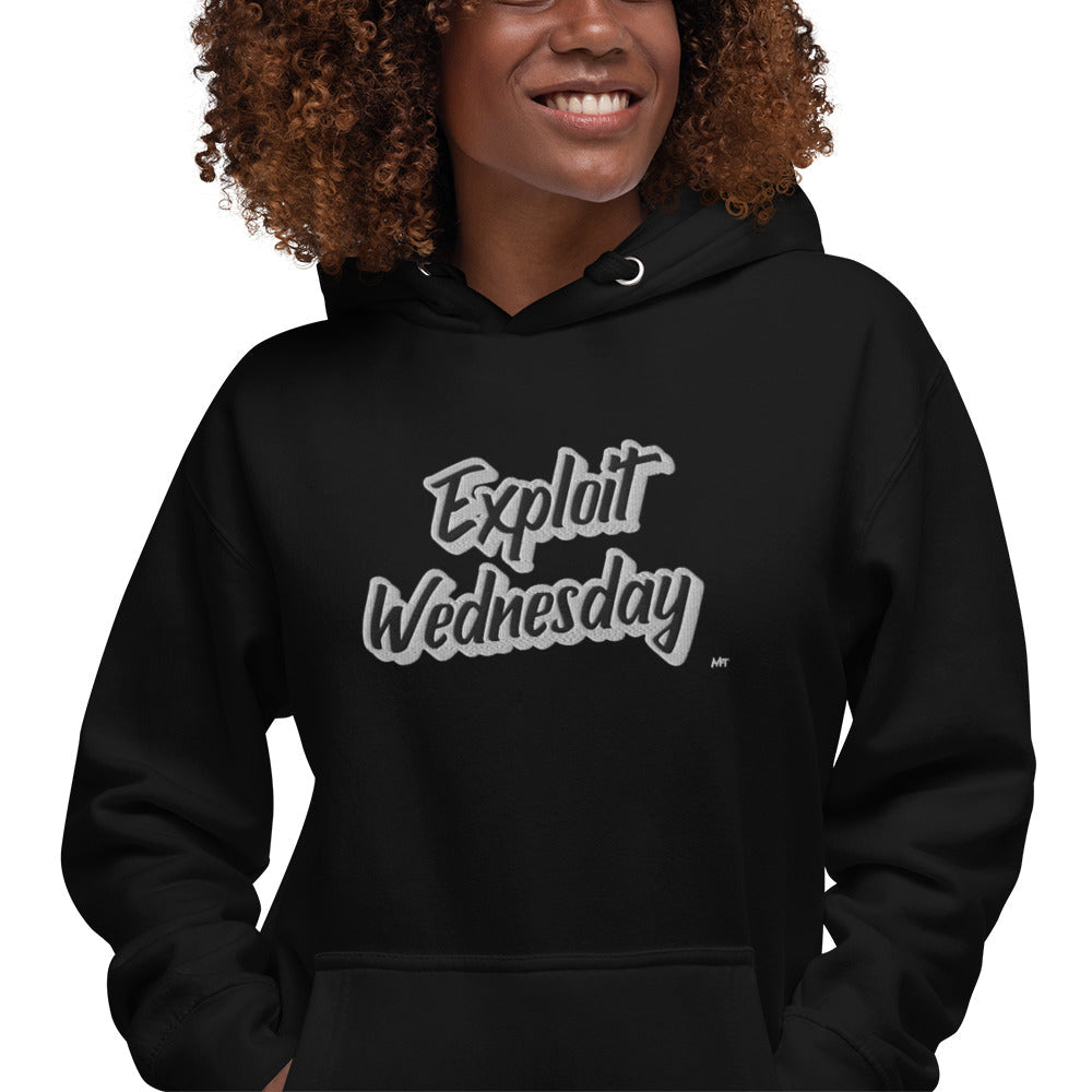 Exploit Wednesday - Unisex Hoodie (embroidered) by DarkByteGear