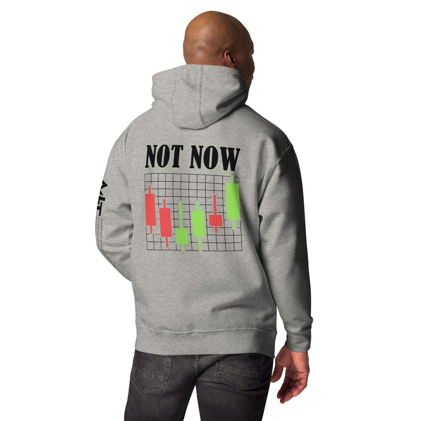 Not Now in Dark Text - Unisex Hoodie by DarkByteGear