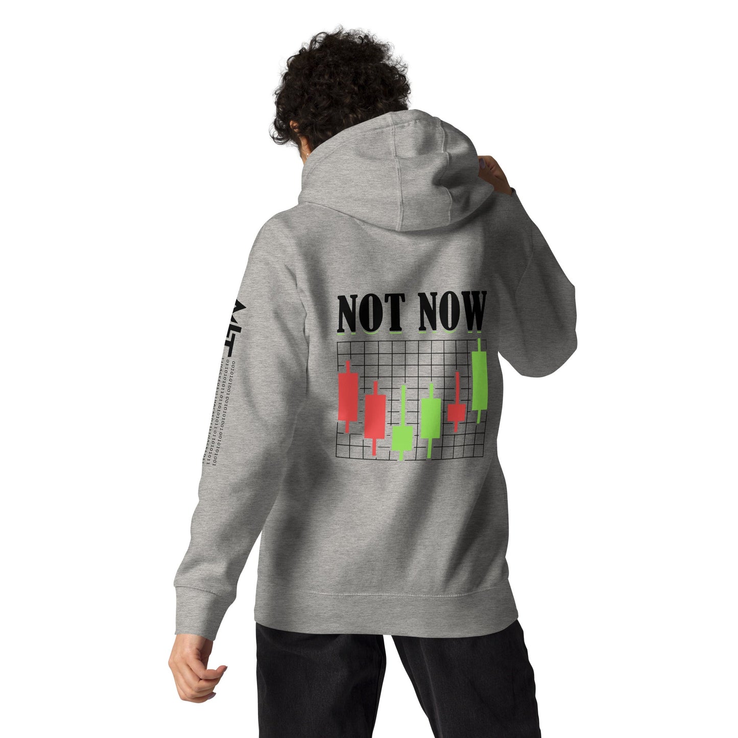 Not Now in Dark Text - Unisex Hoodie by DarkByteGear