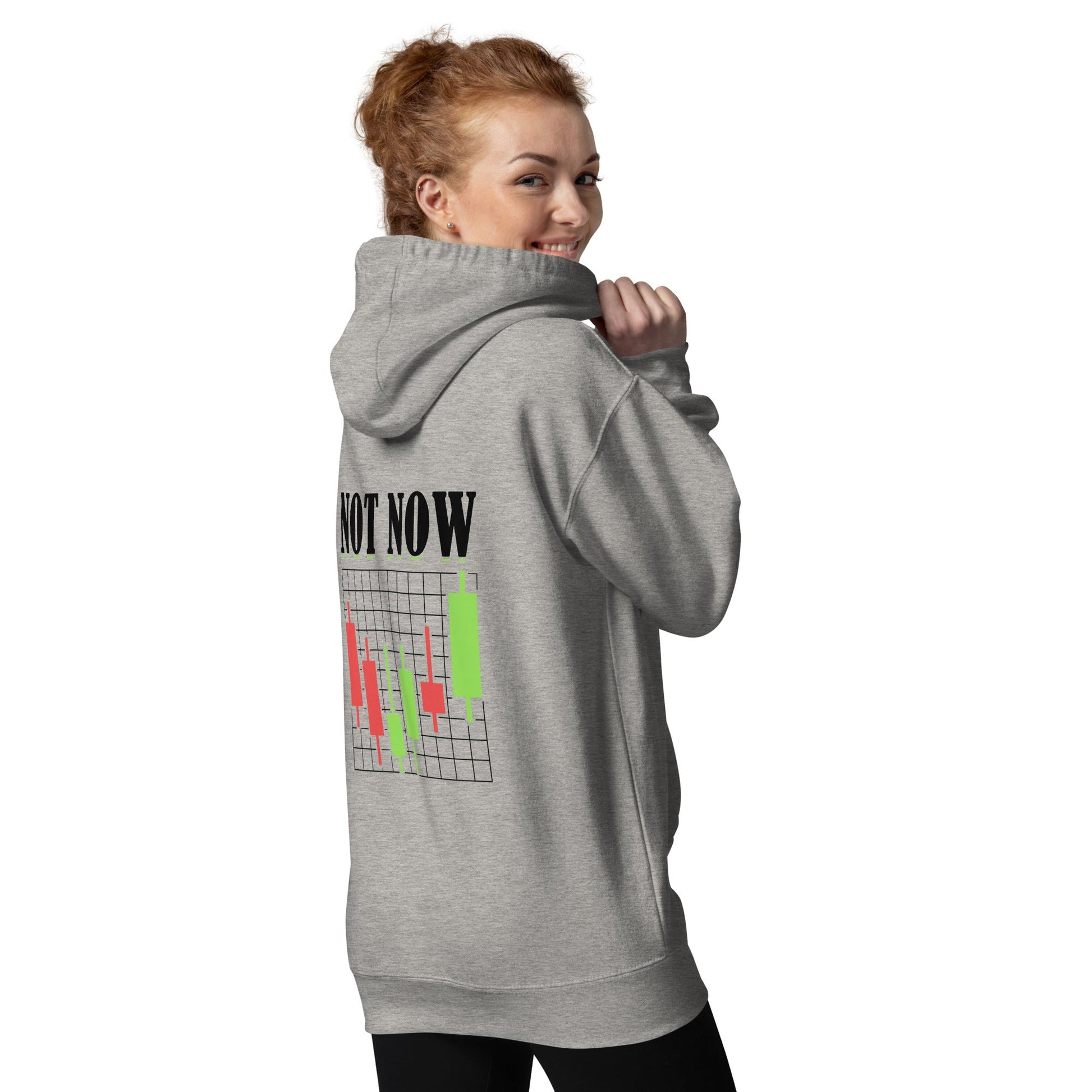 Not Now in Dark Text - Unisex Hoodie by DarkByteGear