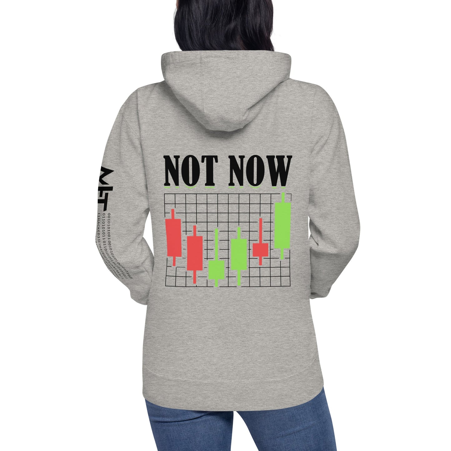 Not Now in Dark Text - Unisex Hoodie by DarkByteGear