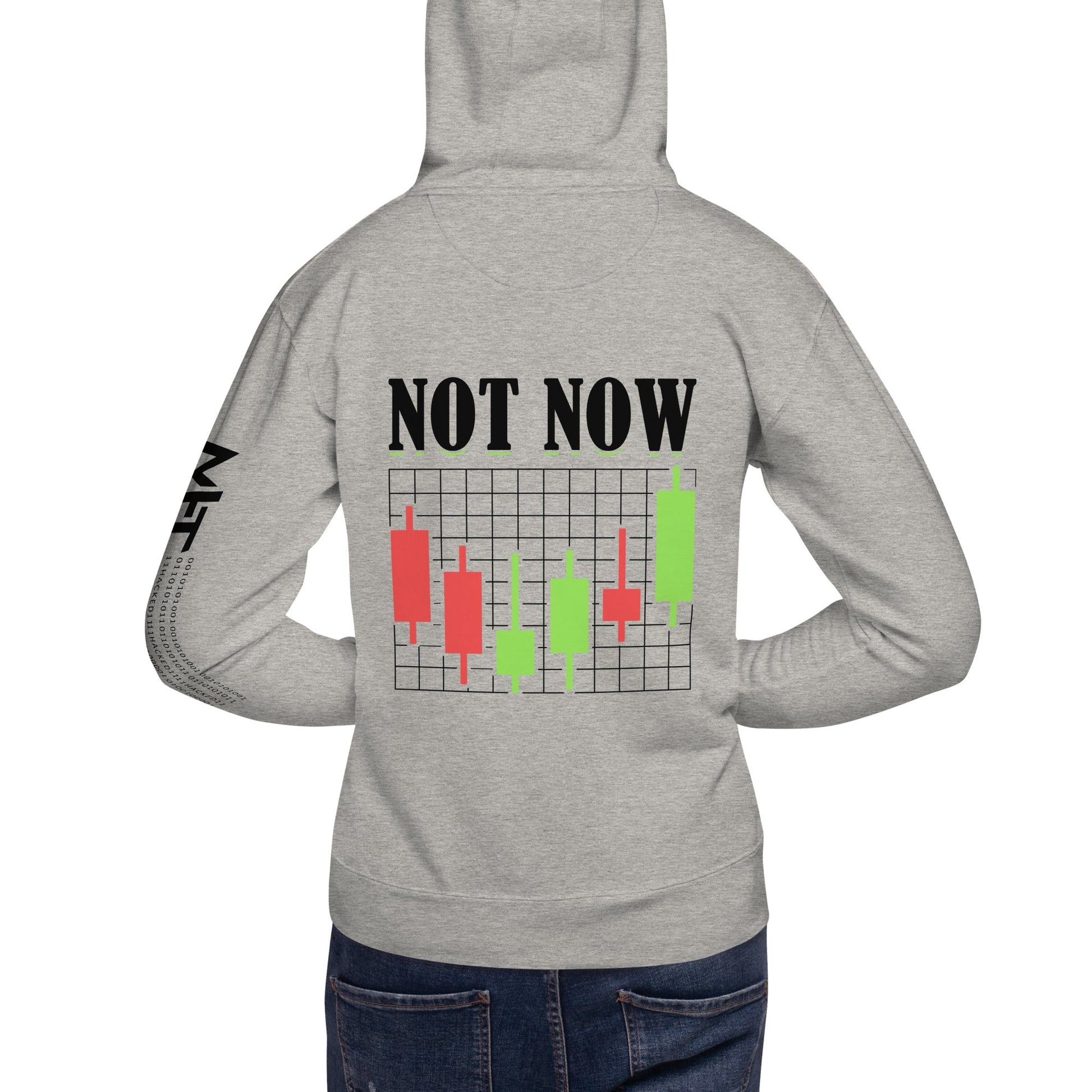 Not Now in Dark Text - Unisex Hoodie by DarkByteGear