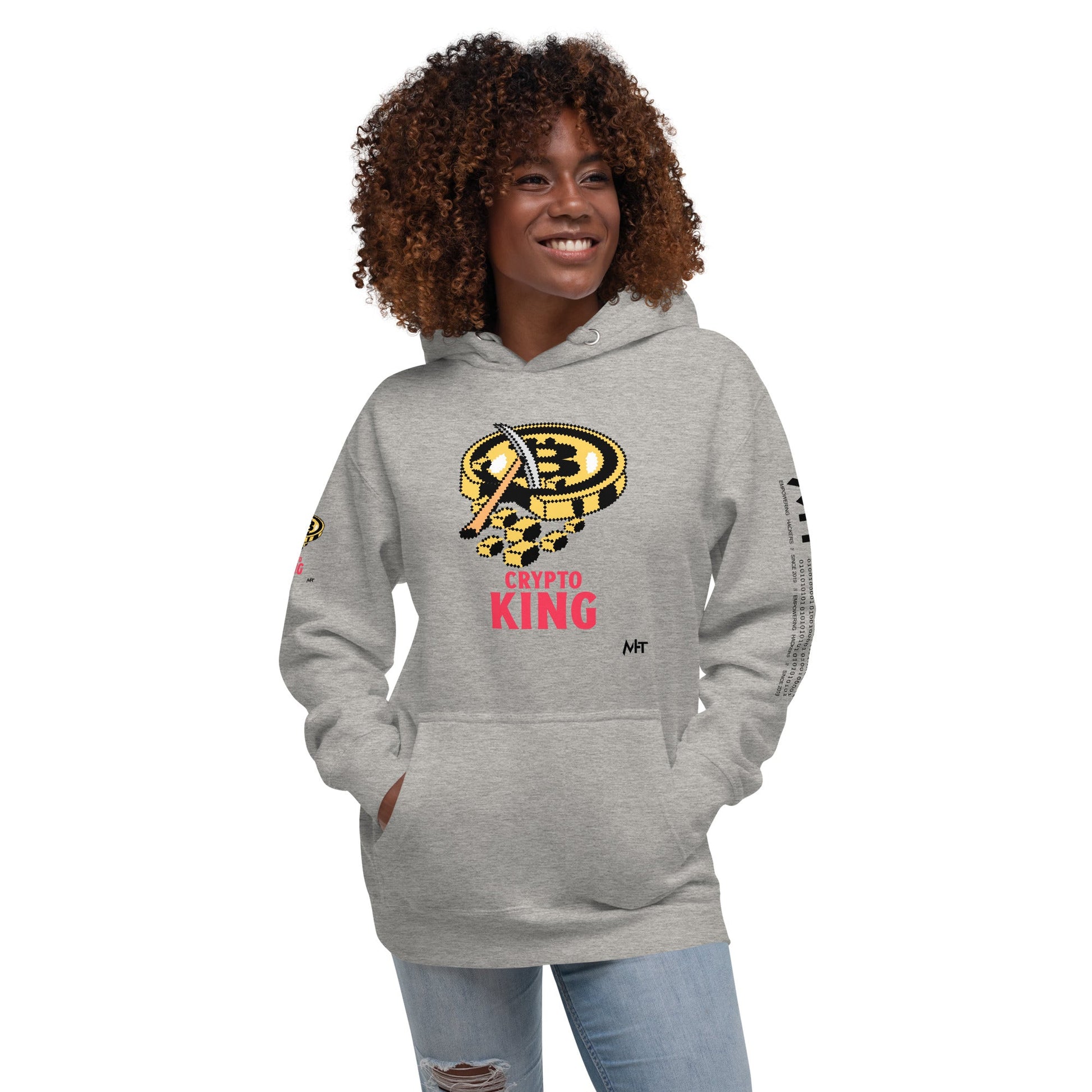 Crypto King - Unisex Hoodie by DarkByteGear