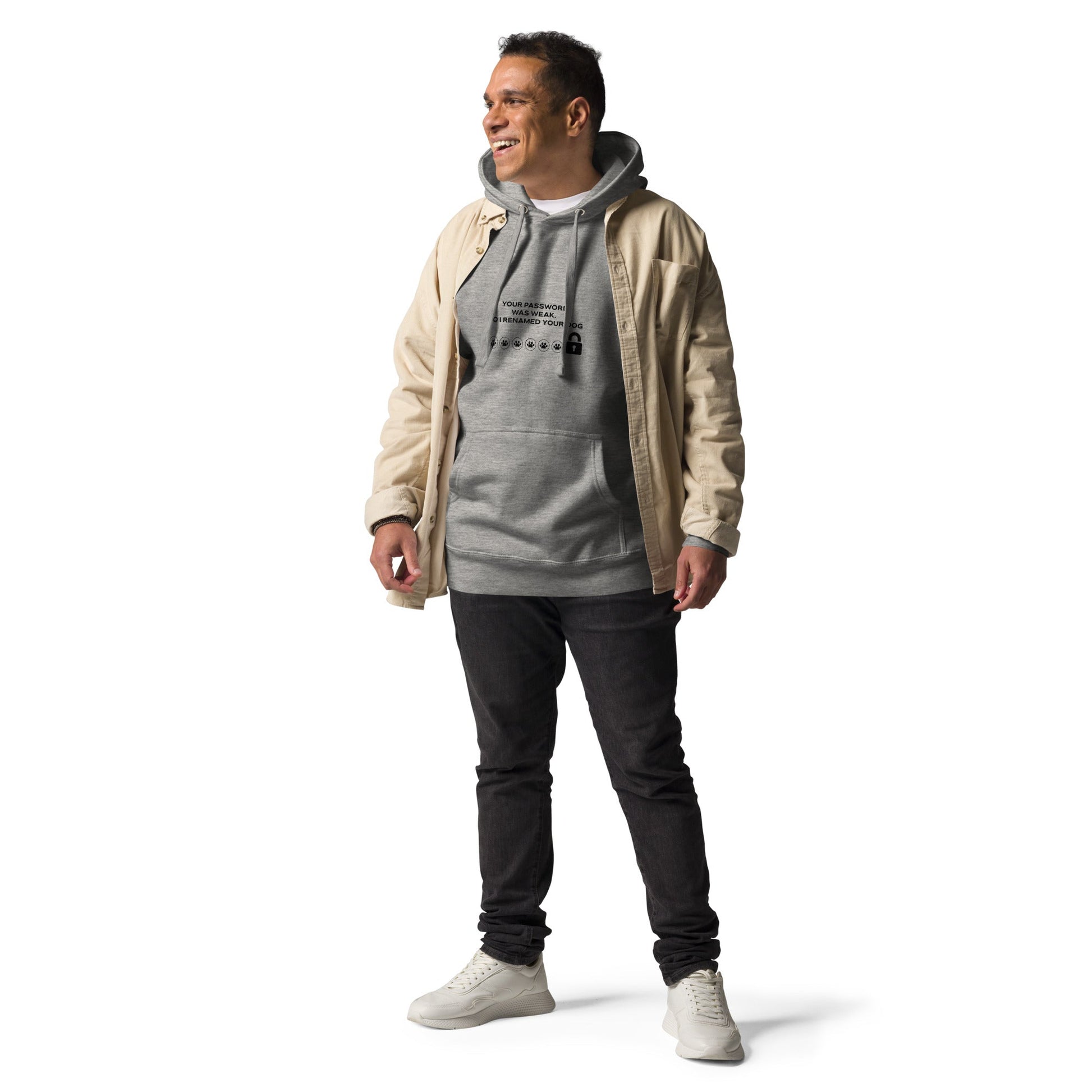Your Password was Weak, So I Renamed Your Dog in Dark Text - Unisex Hoodie by DarkByteGear