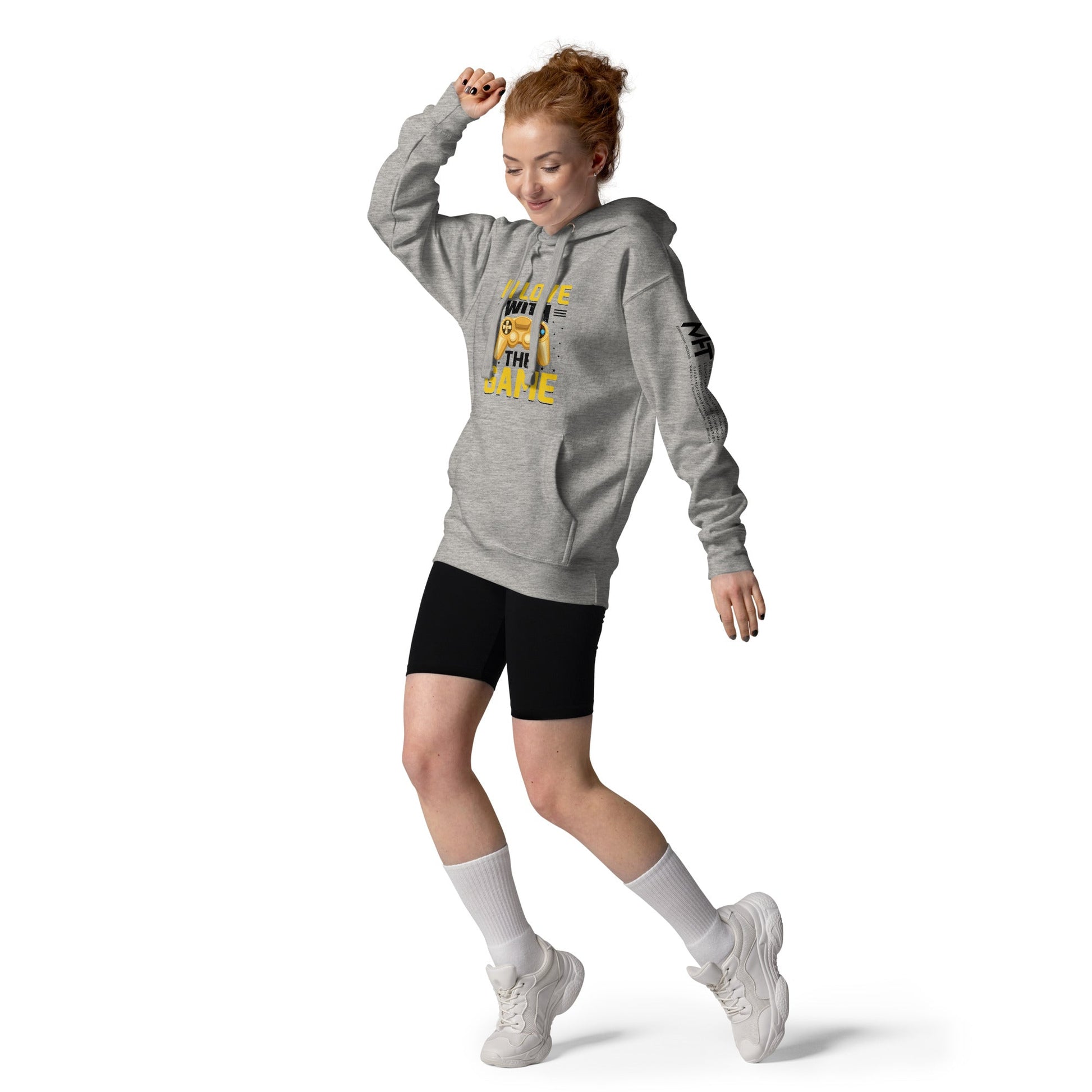 In Love With The Game in Dark Text - Unisex Hoodie by DarkByteGear