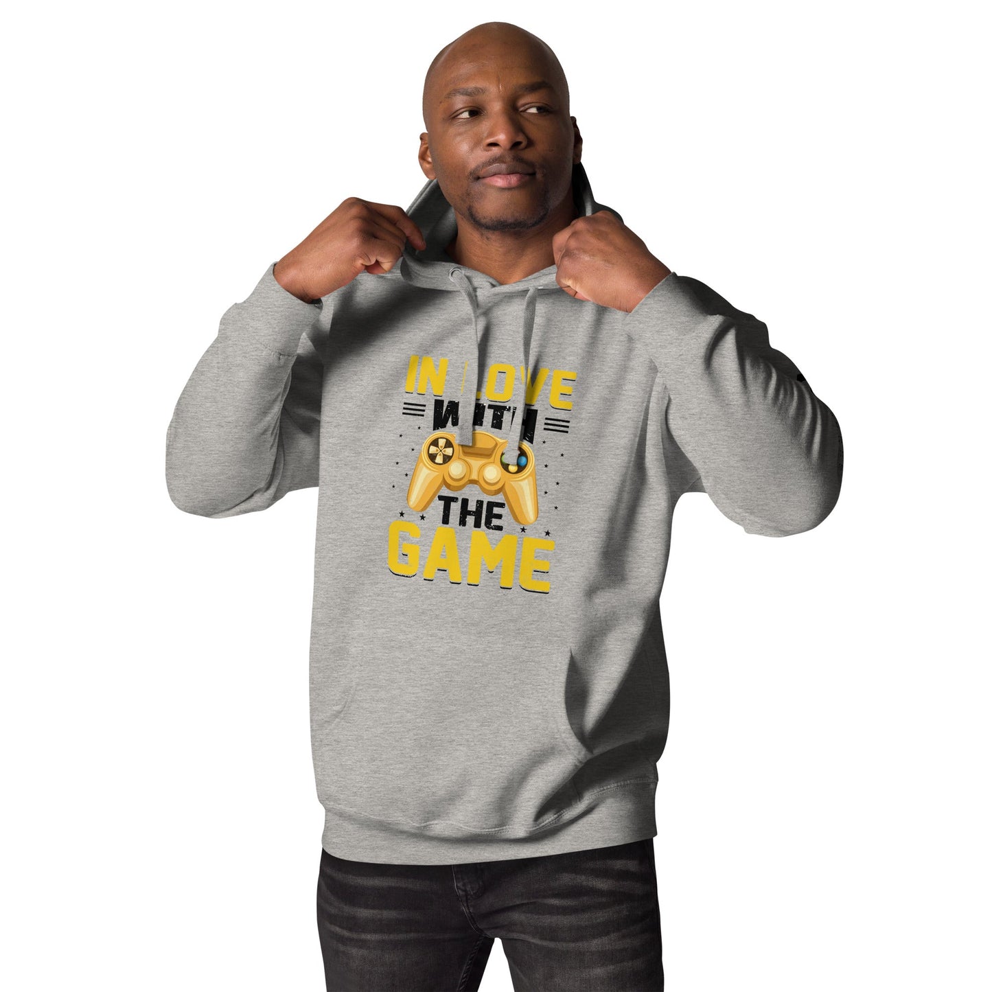 In Love With The Game in Dark Text - Unisex Hoodie by DarkByteGear