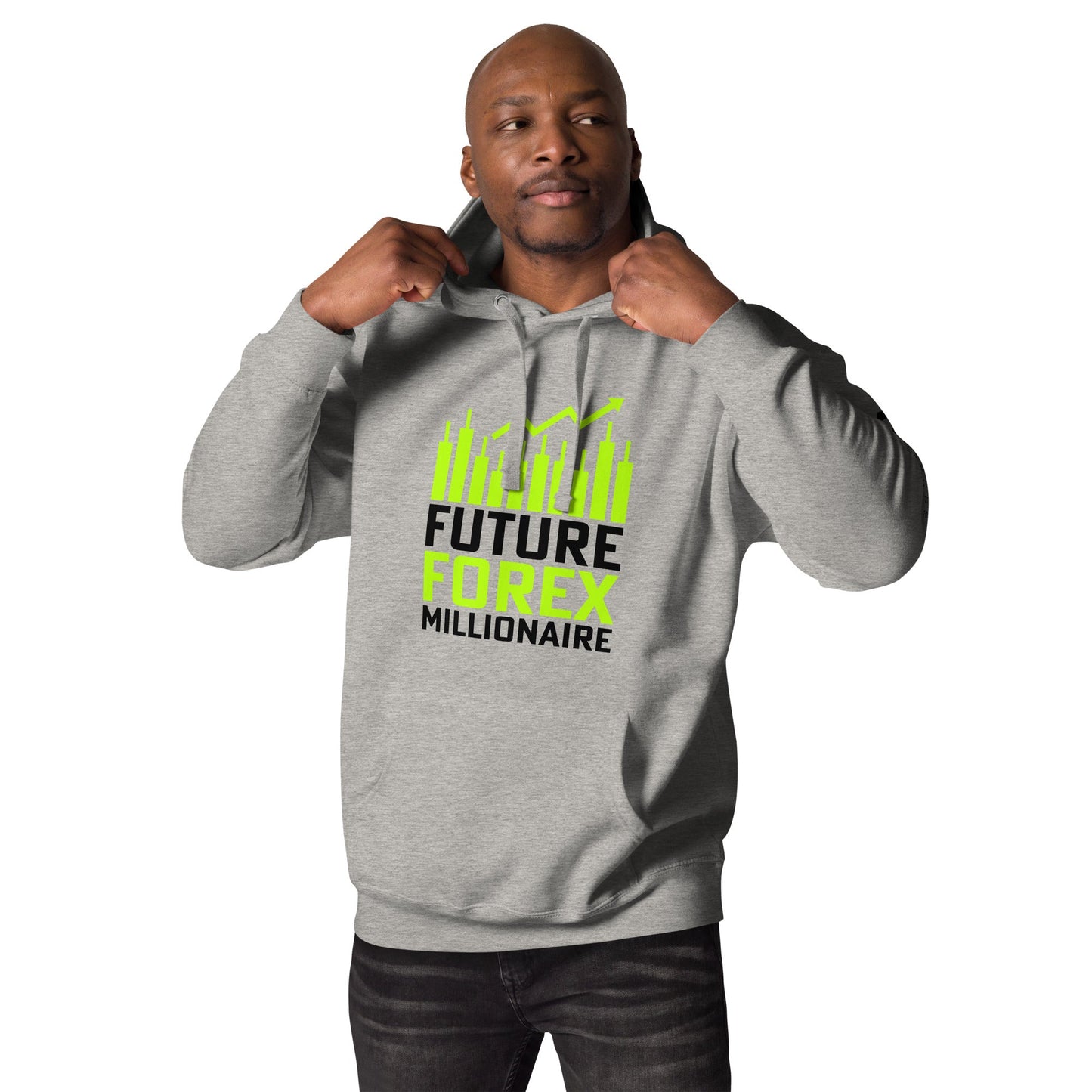 Future Forex Millionaire in Dark Text - Unisex Hoodie by DarkByteGear