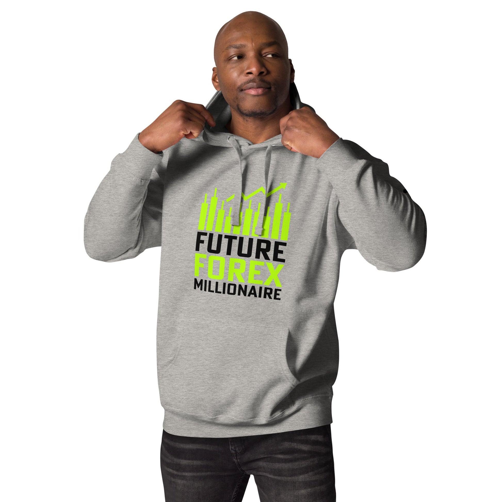 Future Forex Millionaire in Dark Text - Unisex Hoodie by DarkByteGear