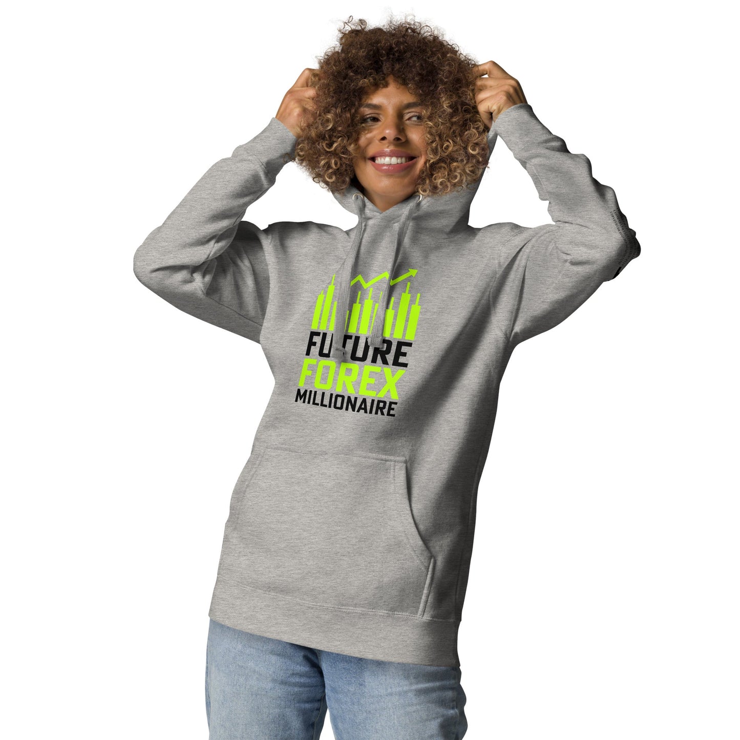 Future Forex Millionaire in Dark Text - Unisex Hoodie by DarkByteGear