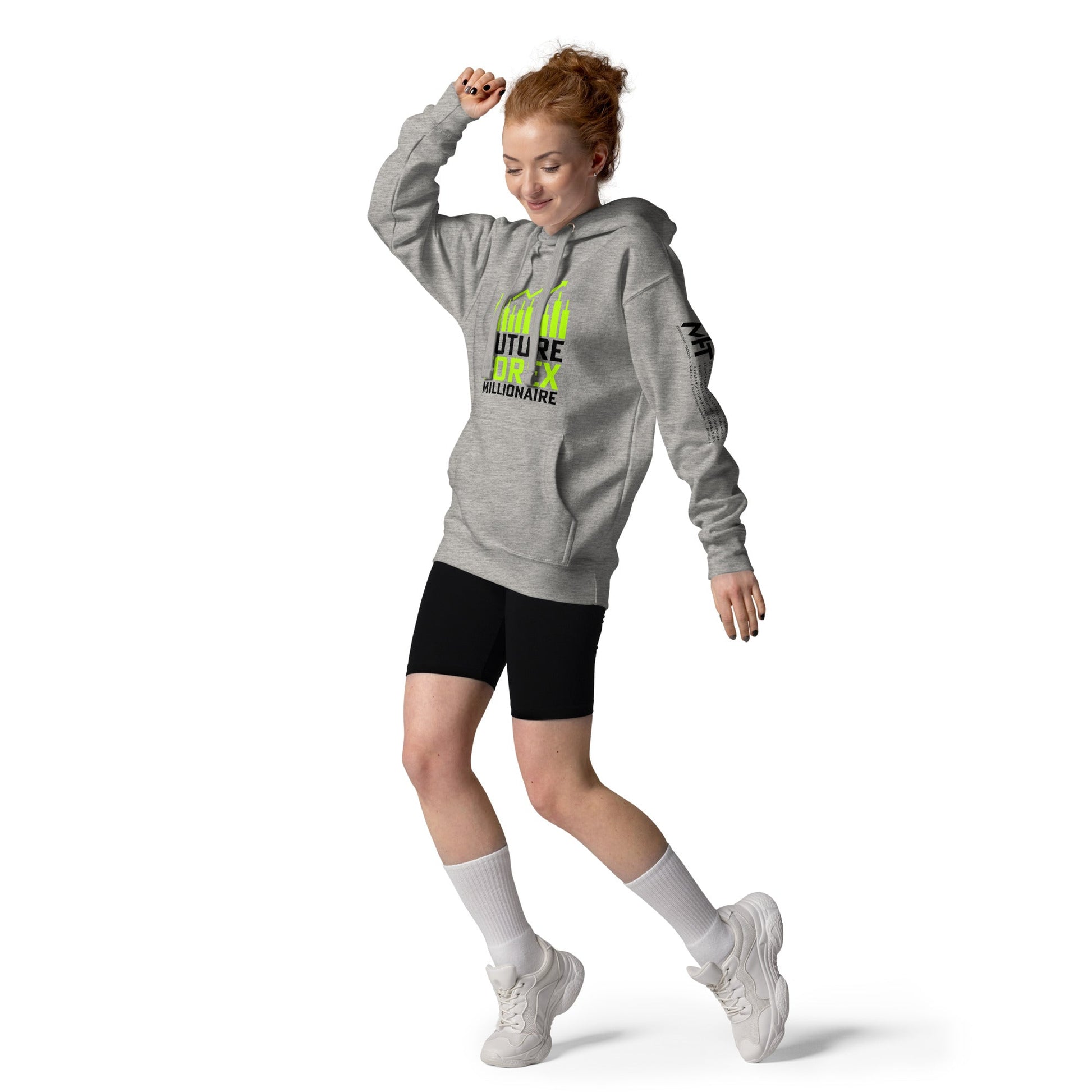 Future Forex Millionaire in Dark Text - Unisex Hoodie by DarkByteGear