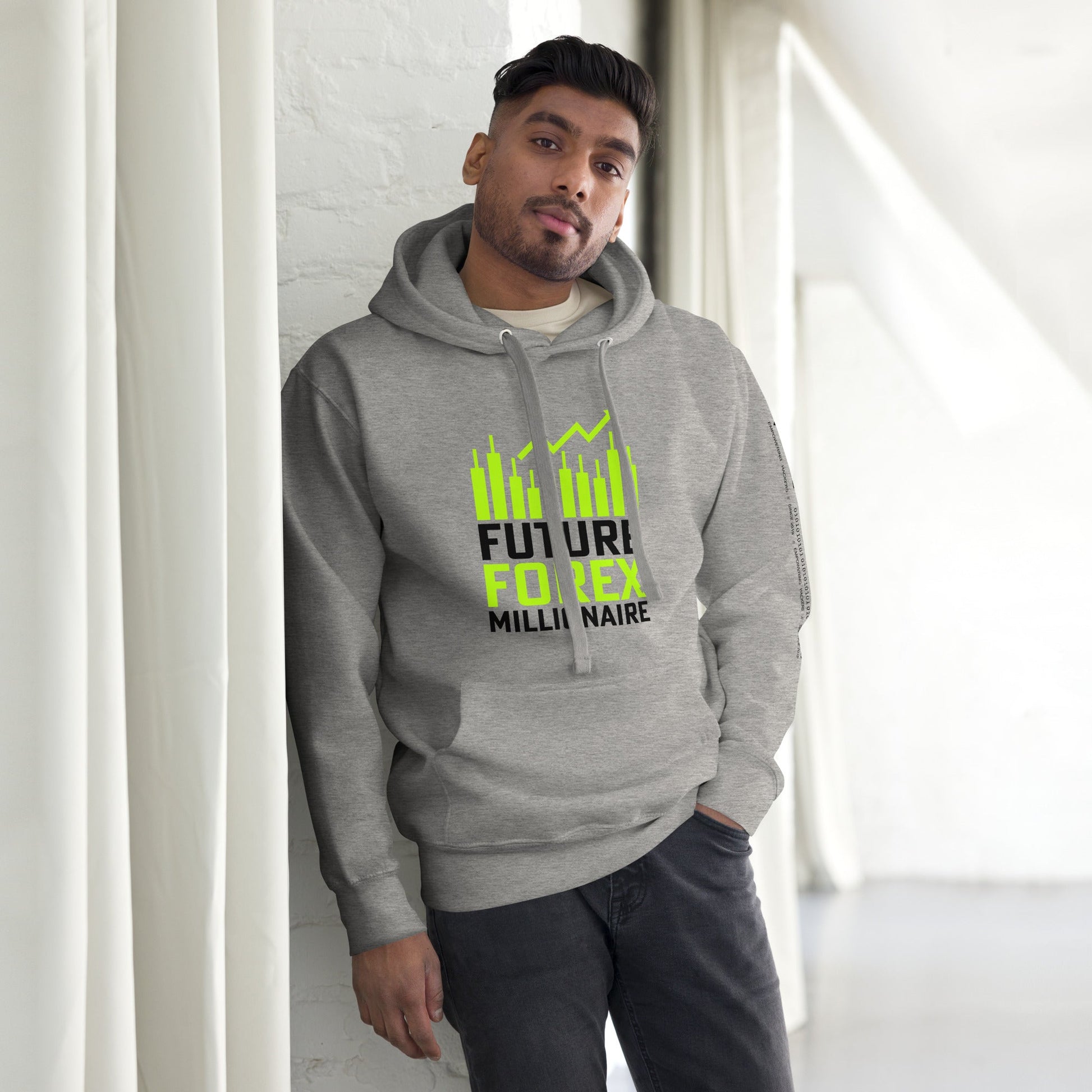 Future Forex Millionaire in Dark Text - Unisex Hoodie by DarkByteGear
