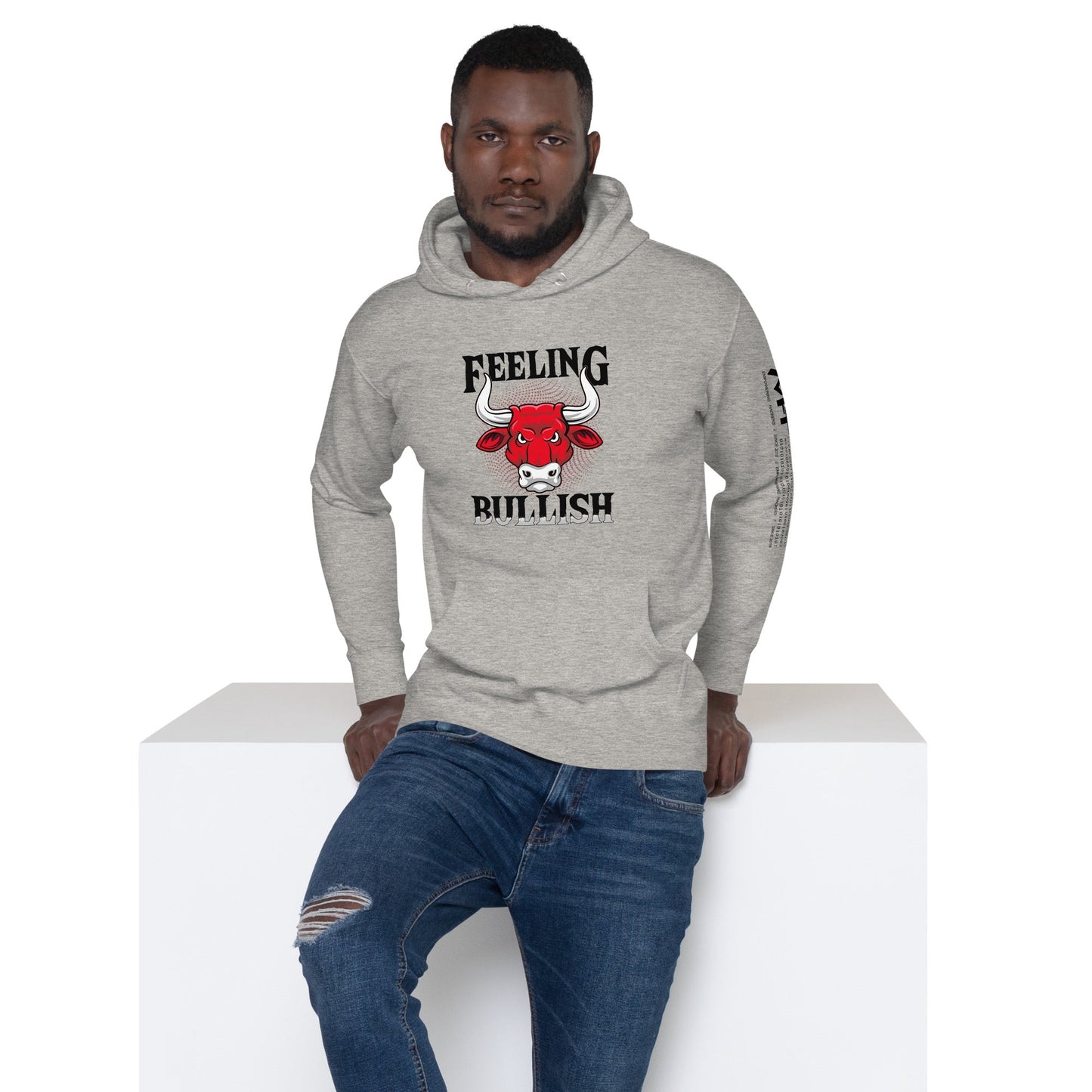 Feeling Bullish in Dark Text - Unisex Hoodie by DarkByteGear