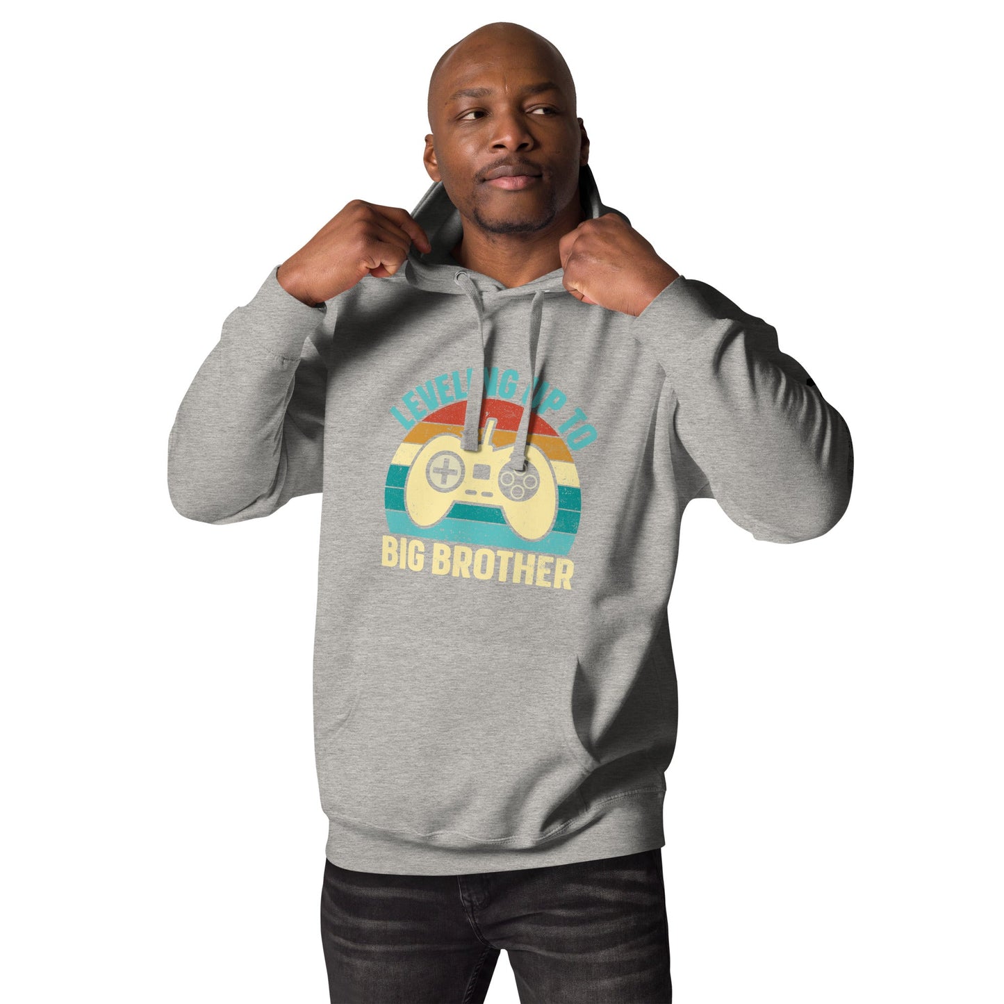 Levelling up to Big Brother V2 in Darker Shade - Unisex Hoodie by DarkByteGear
