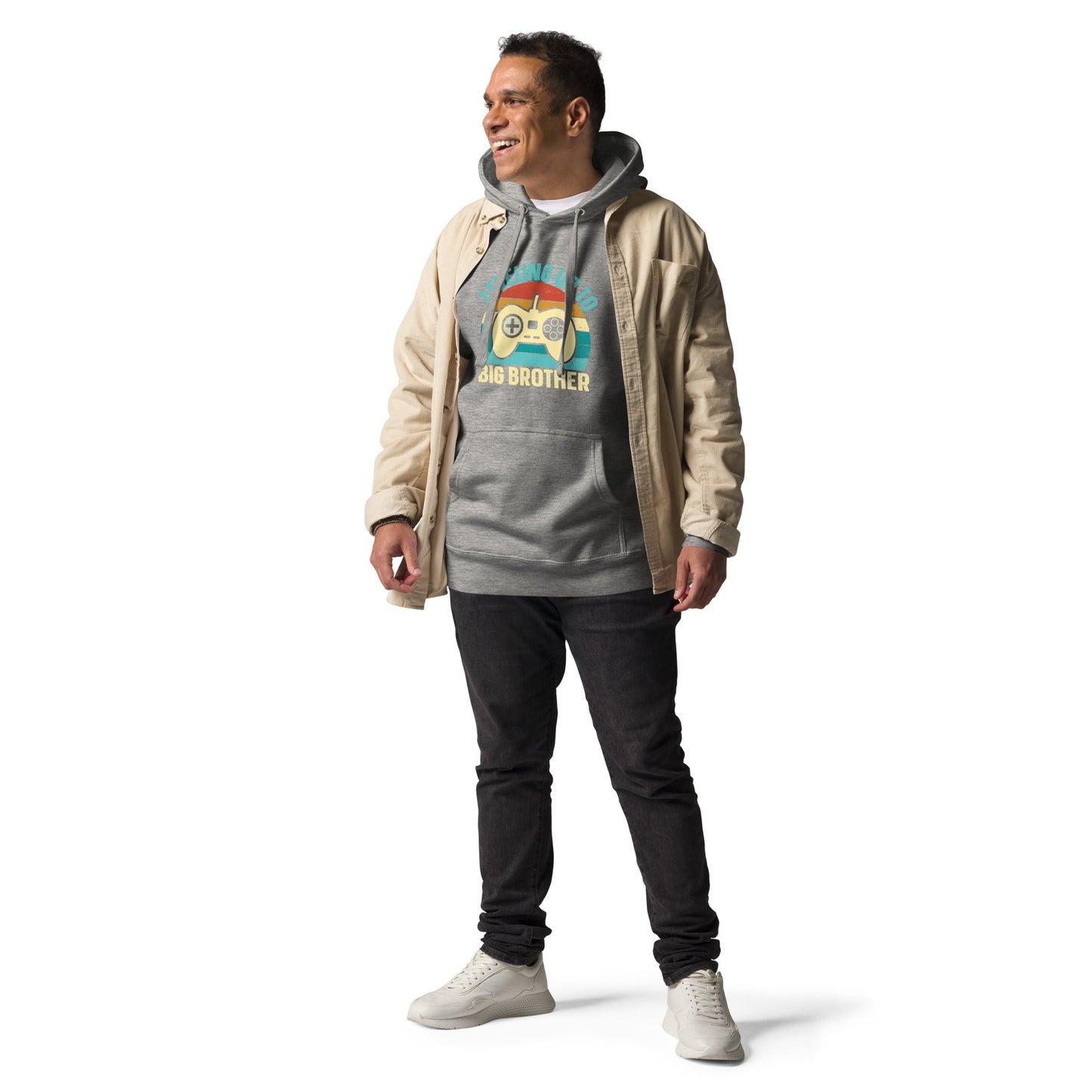 Levelling up to Big Brother V2 in Darker Shade - Unisex Hoodie by DarkByteGear