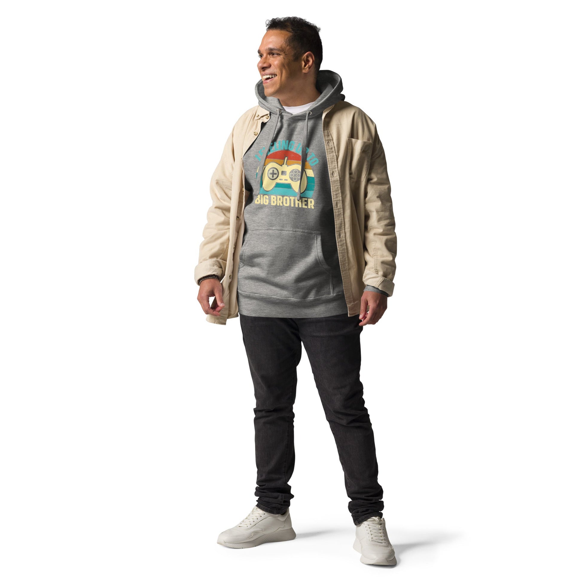 Levelling up to Big Brother V2 in Darker Shade - Unisex Hoodie by DarkByteGear
