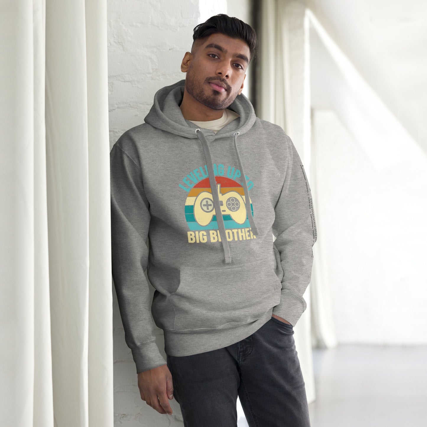 Levelling up to Big Brother V2 in Darker Shade - Unisex Hoodie by DarkByteGear