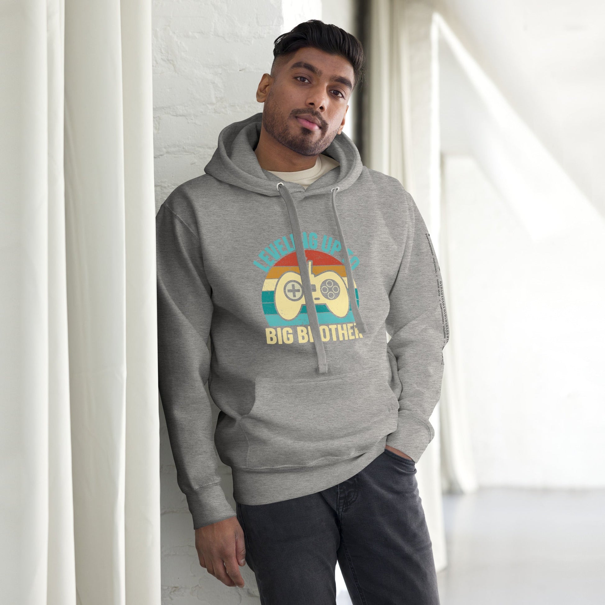 Levelling up to Big Brother V2 in Darker Shade - Unisex Hoodie by DarkByteGear