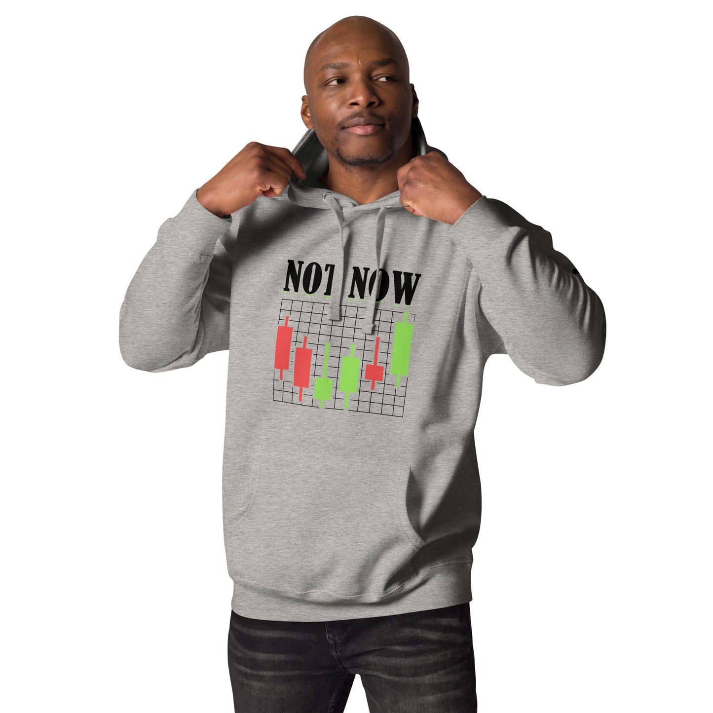 Not Now in Dark Text - Unisex Hoodie by DarkByteGear