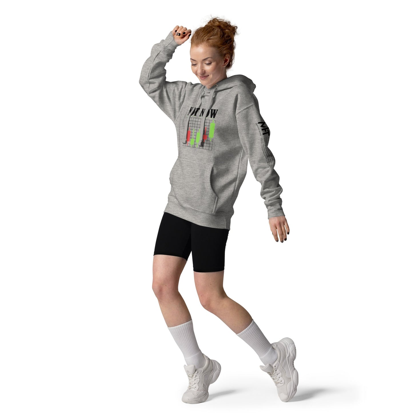 Not Now in Dark Text - Unisex Hoodie by DarkByteGear