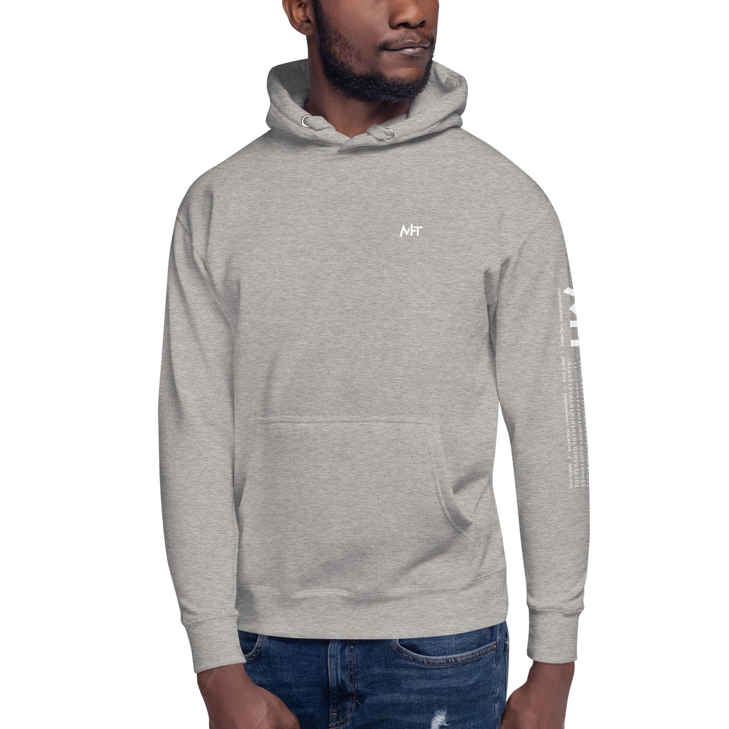 Evolution of the Diamond-handed Ape - Unisex Hoodie ( Back Print ) by DarkByteGear