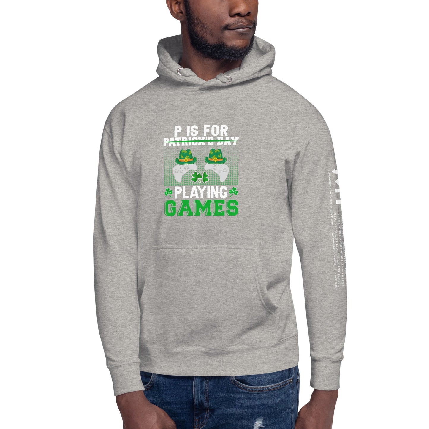P is for "Playing Games" - Unisex Hoodie by DarkByteGear
