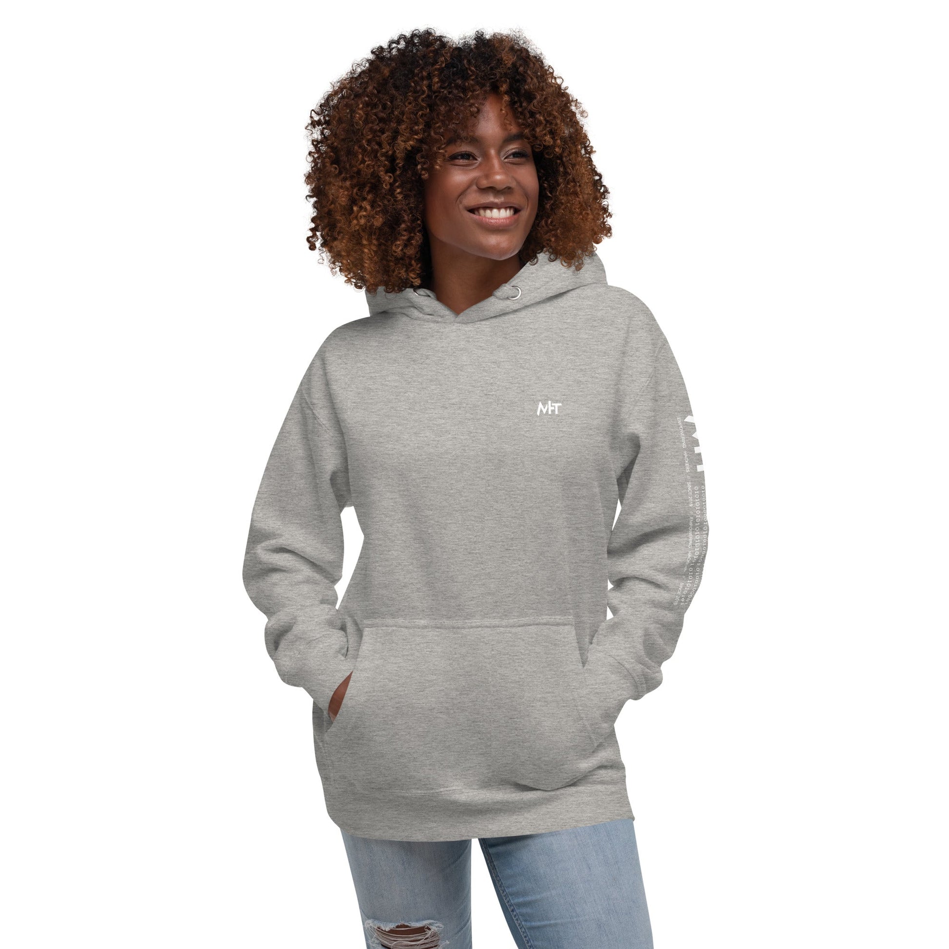 Cyber Security Blue Team V3 - Unisex Hoodie ( Back Print ) by DarkByteGear