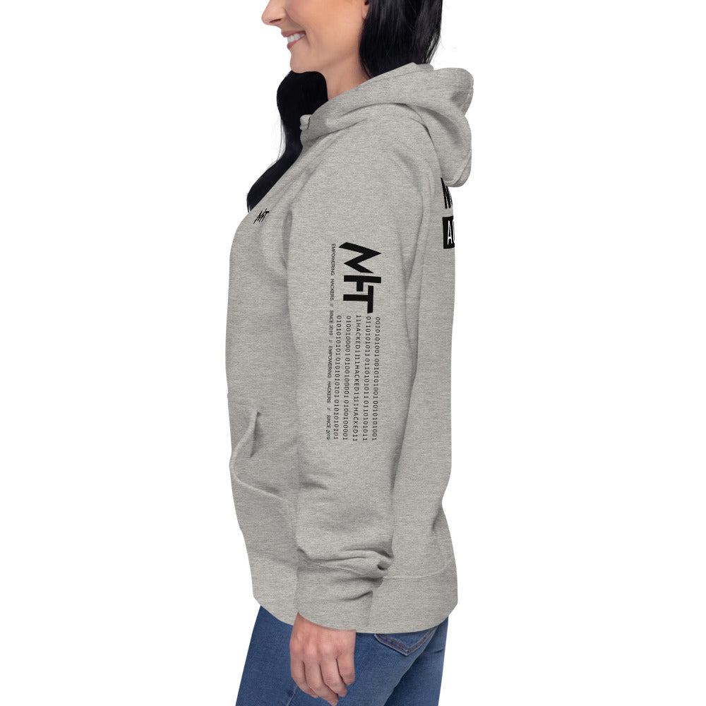 No, I will not ACK your SYN - Unisex Hoodie (back print) by DarkByteGear