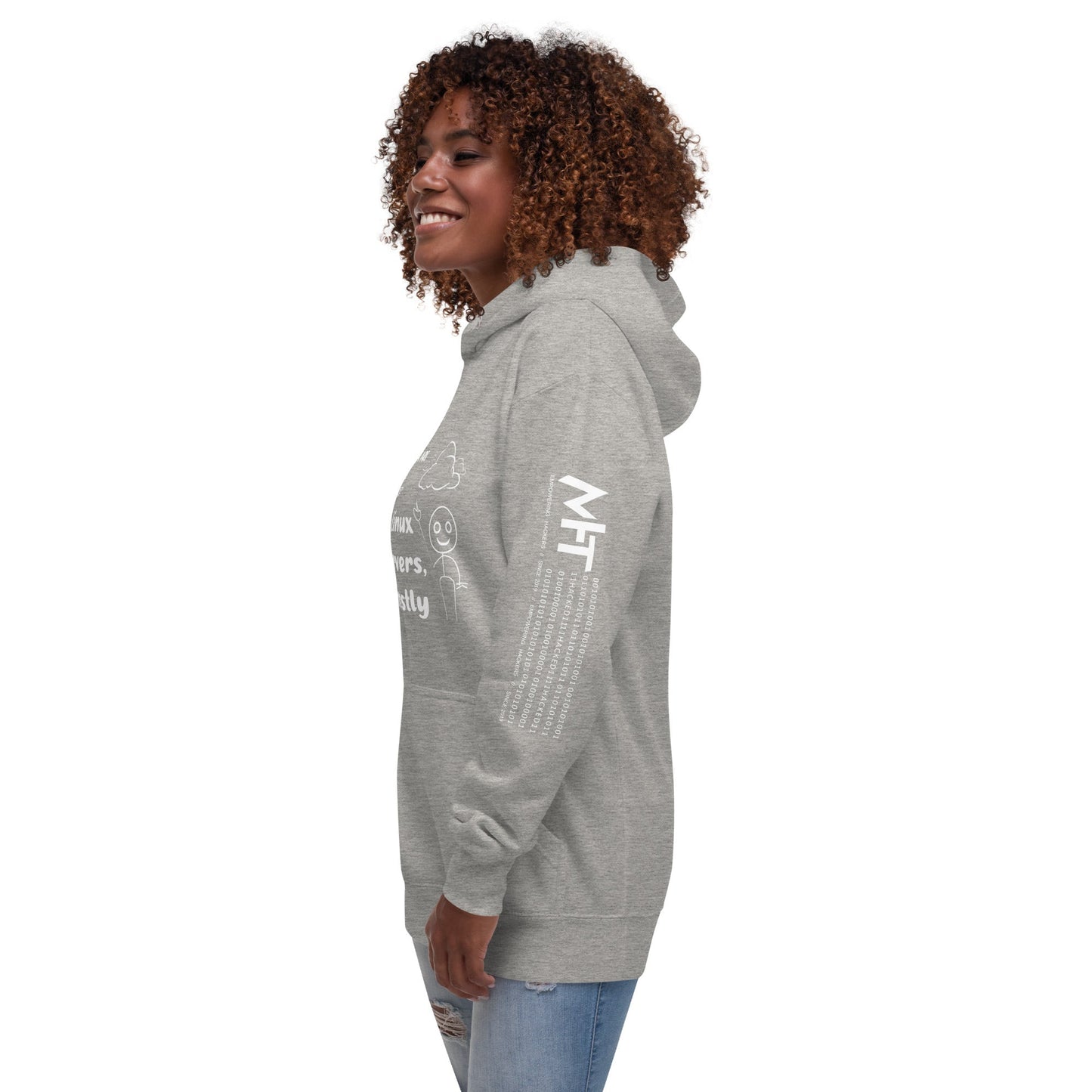 Linux Servers Mostly - Unisex Hoodie by DarkByteGear