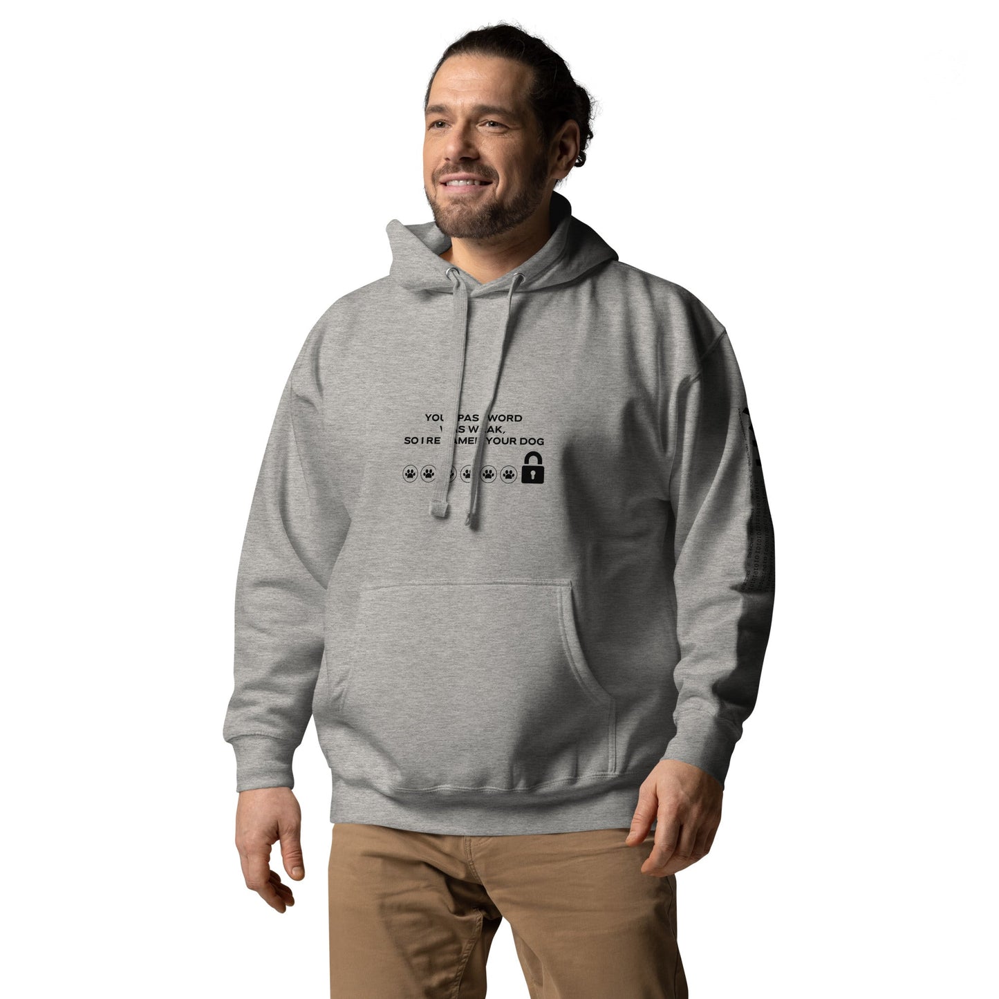 Your Password was Weak, So I Renamed Your Dog in Dark Text - Unisex Hoodie by DarkByteGear