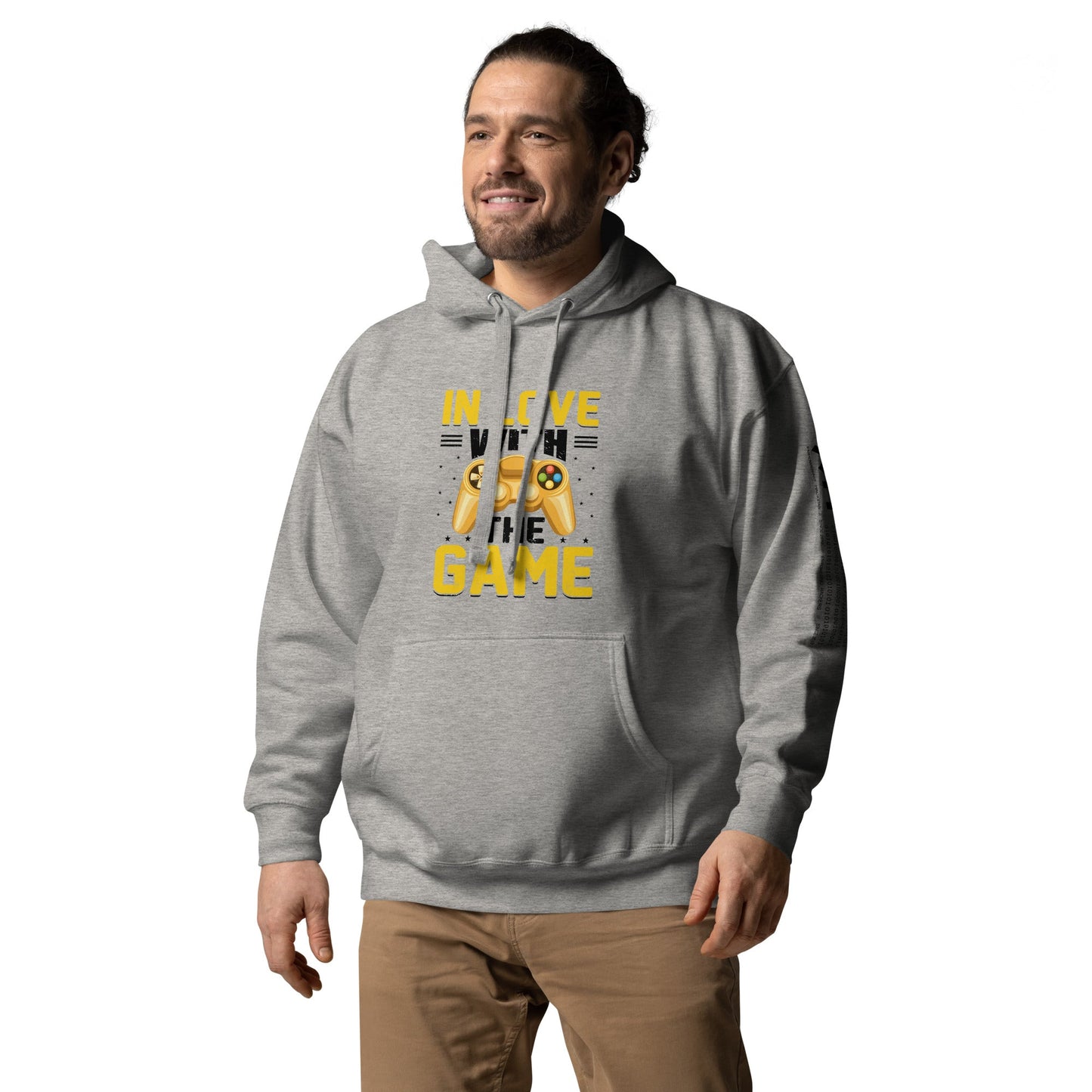 In Love With The Game in Dark Text - Unisex Hoodie by DarkByteGear