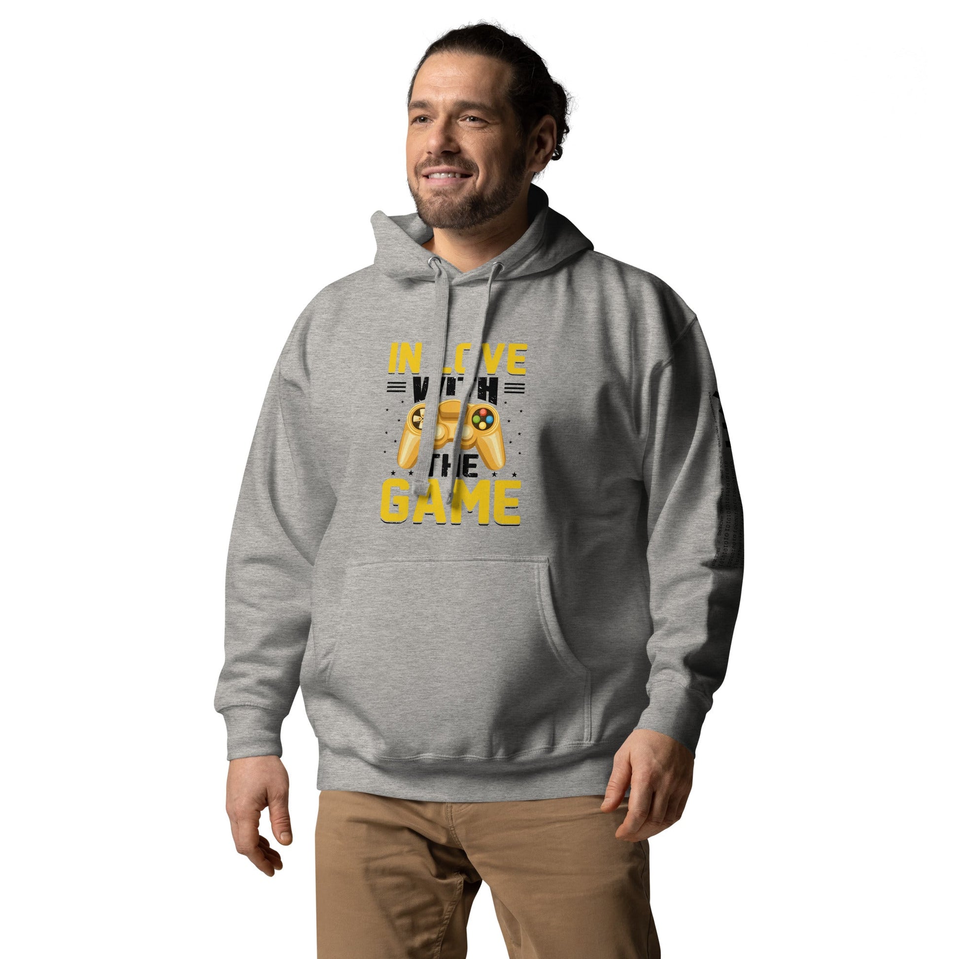 In Love With The Game in Dark Text - Unisex Hoodie by DarkByteGear