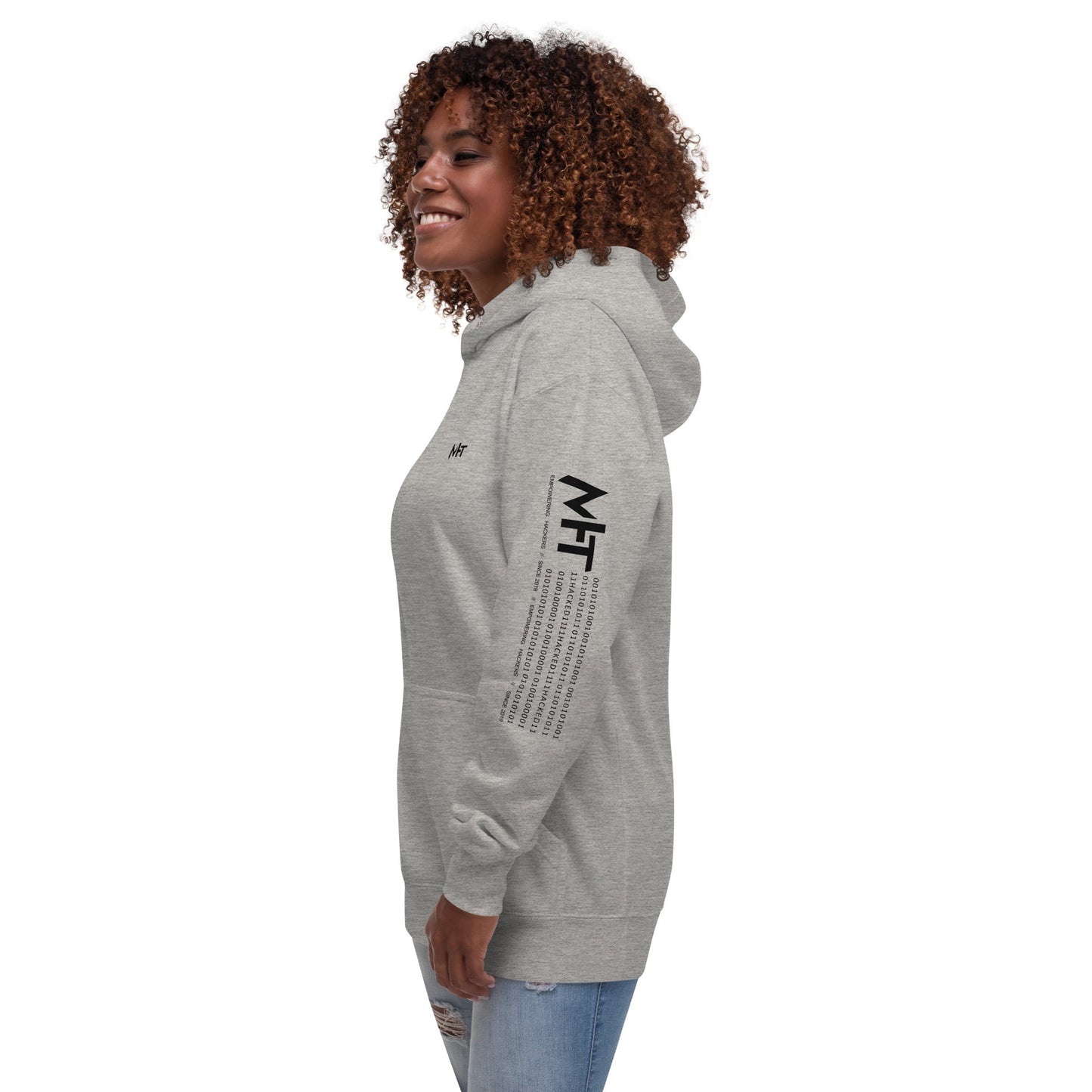 Bearish And Bullish (DB) in Light color - Unisex Hoodie ( Back Print ) by DarkByteGear