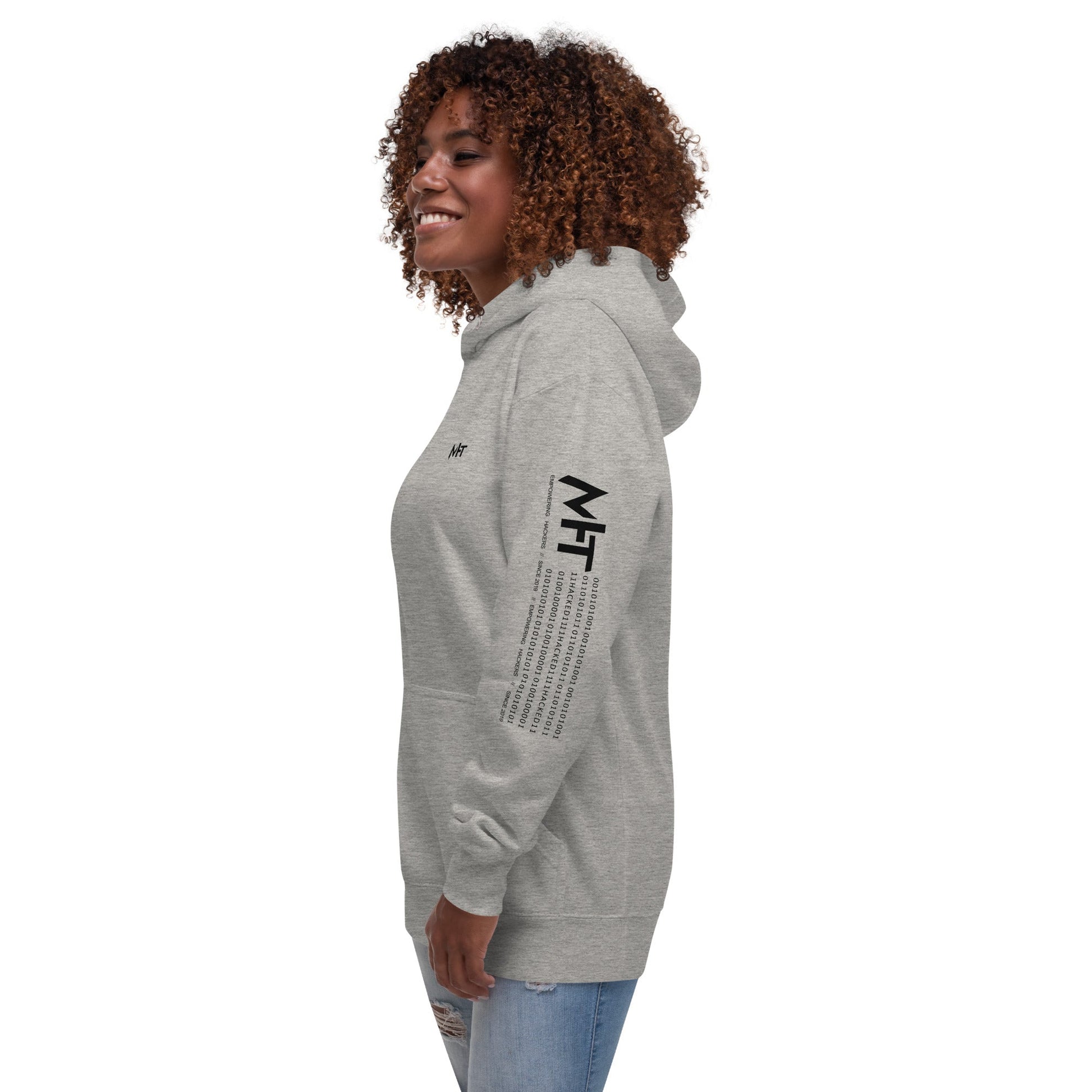 Bearish And Bullish (DB) in Light color - Unisex Hoodie ( Back Print ) by DarkByteGear