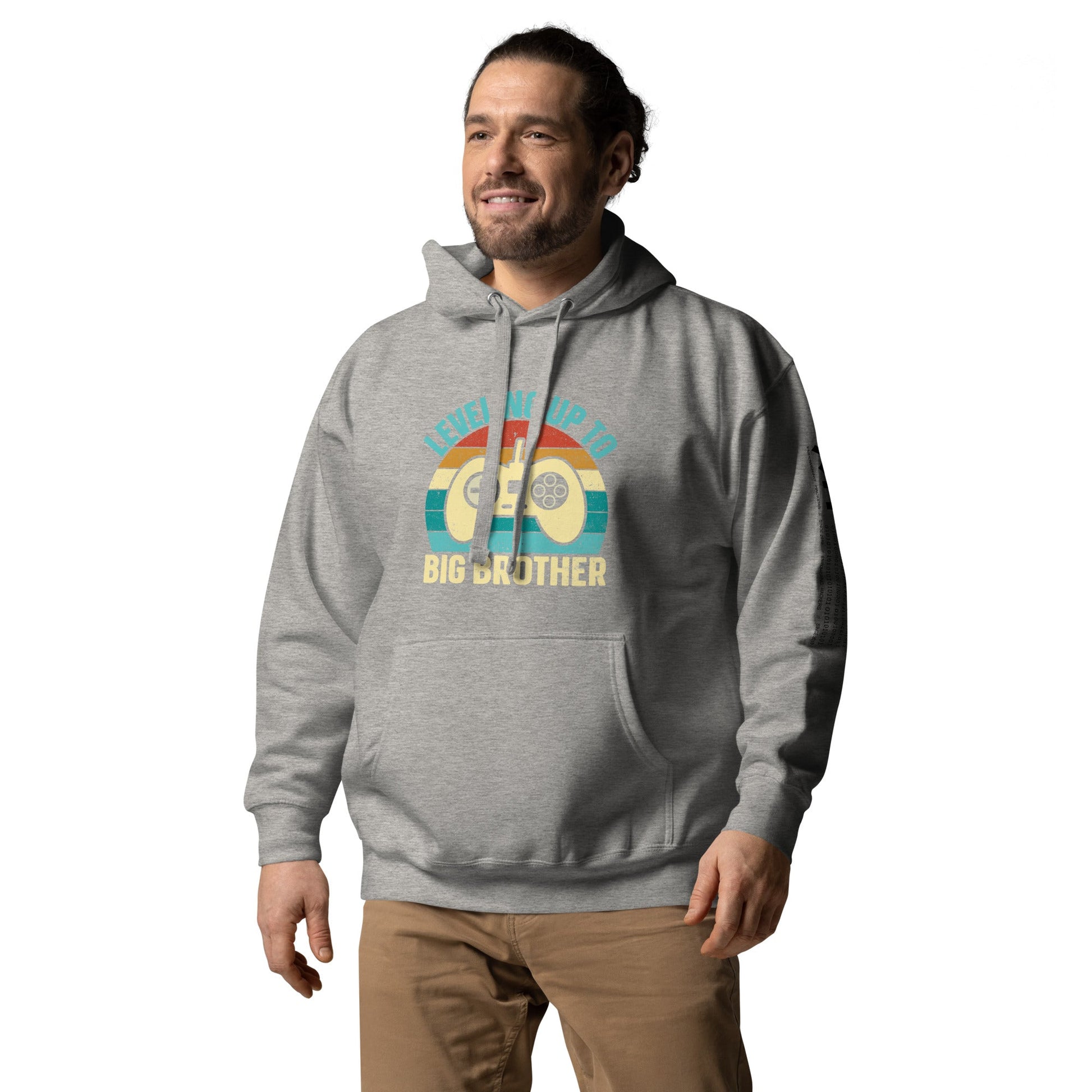 Levelling up to Big Brother V2 in Darker Shade - Unisex Hoodie by DarkByteGear