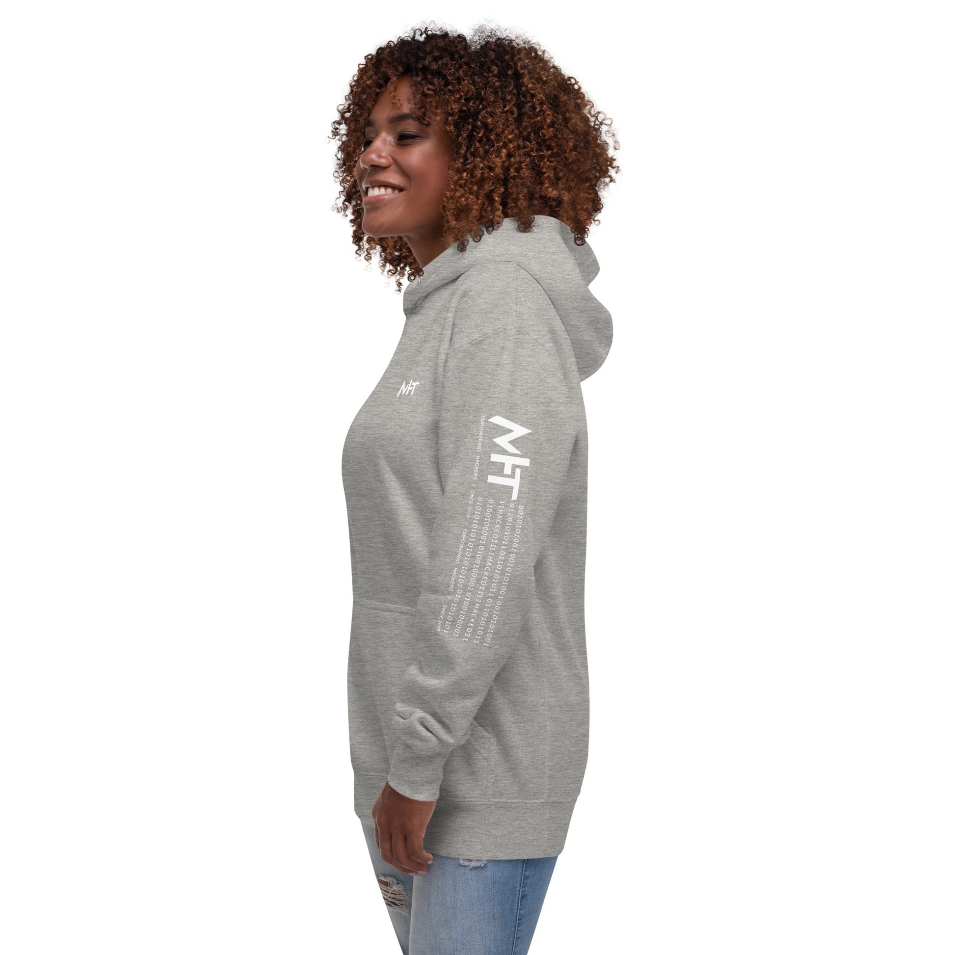 Press Start and Have some Fun - Unisex Hoodie (back print) by DarkByteGear