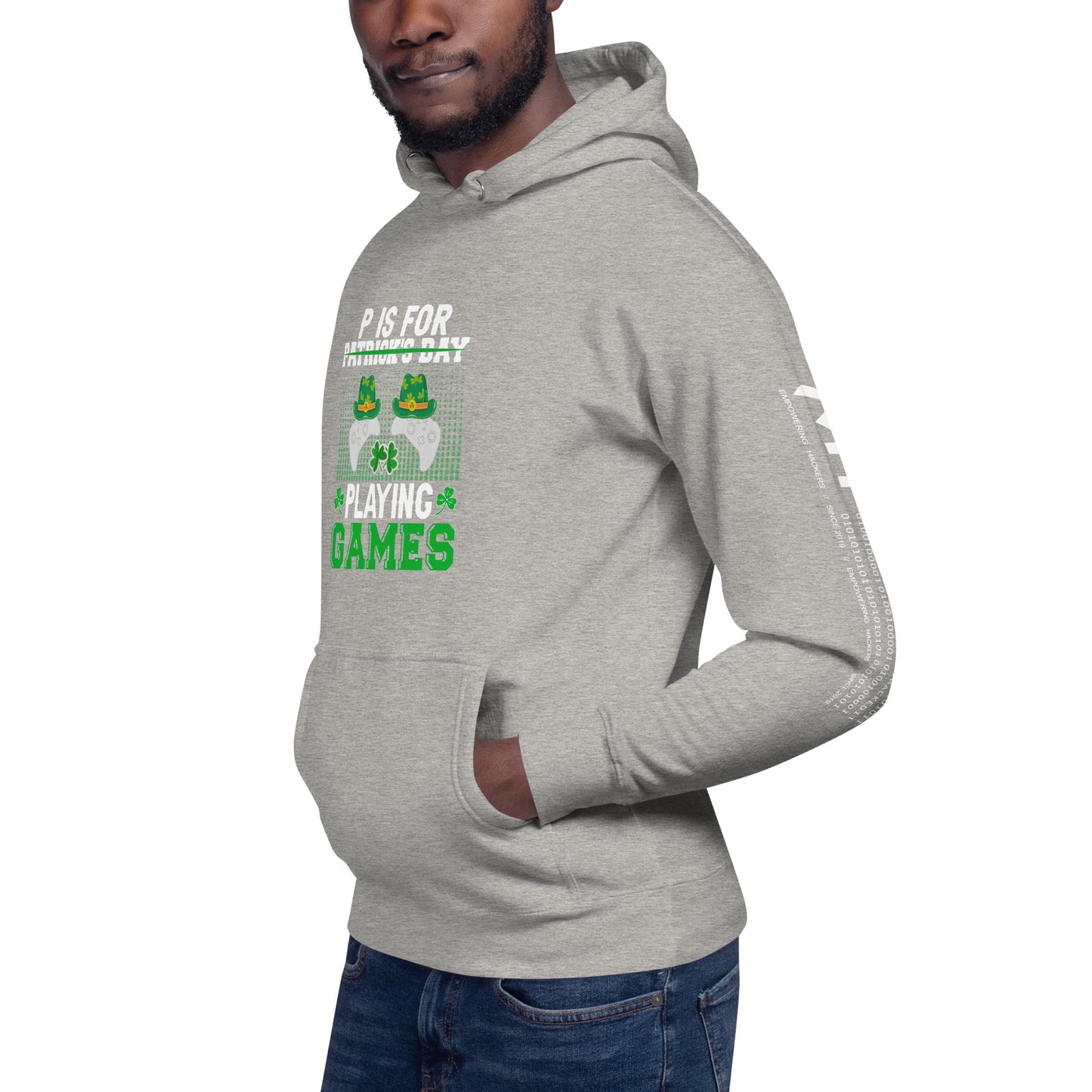 P is for "Playing Games" - Unisex Hoodie by DarkByteGear