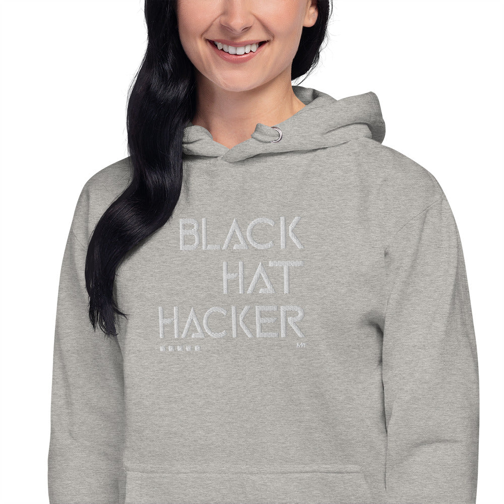 Black Hat Hacker - Unisex Hoodie (embroidered) by DarkByteGear