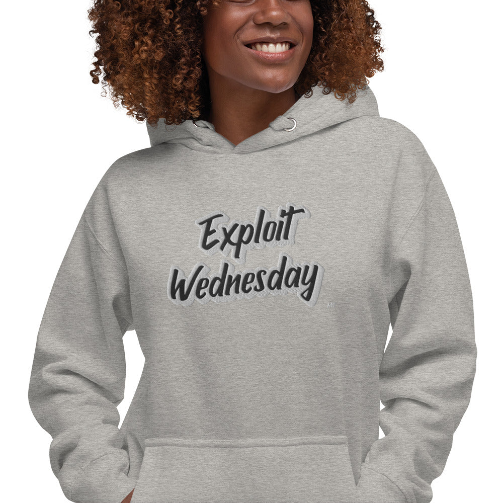 Exploit Wednesday - Unisex Hoodie (embroidered) by DarkByteGear